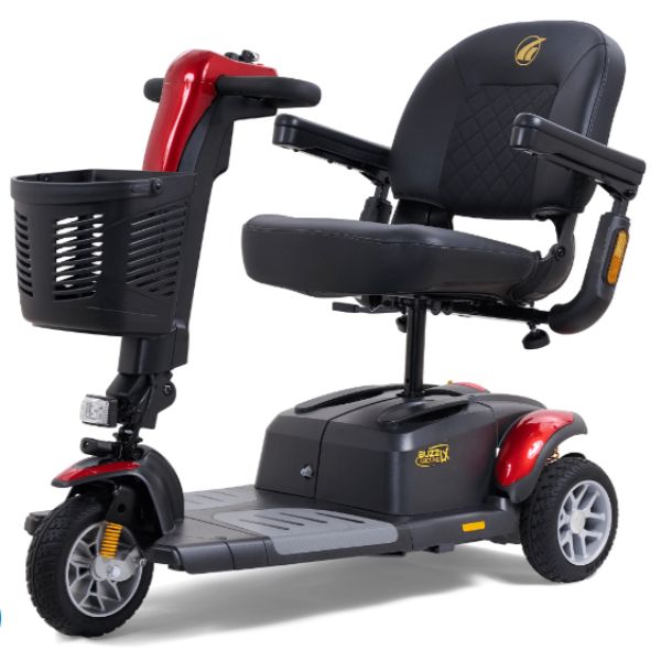 Golden Technologies Buzzaround LX GB119 3-Wheel Mobility Scooter - Lightweight & Portable for Indoor/Outdoor Use - Perfect for Seniors, Shopping & Travel
