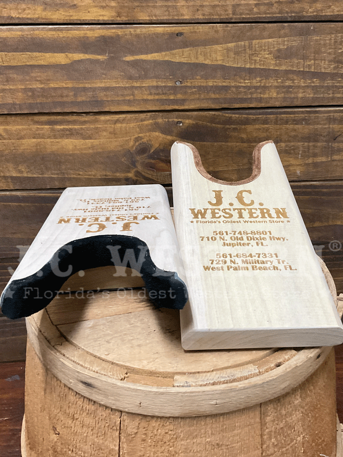 JC Western Boot Jack - Large Size for Easy Boot Removal - Perfect for Cowboy Boots, Work Boots & Riding Boots - Ideal for Home, Ranch & Equestrian Use