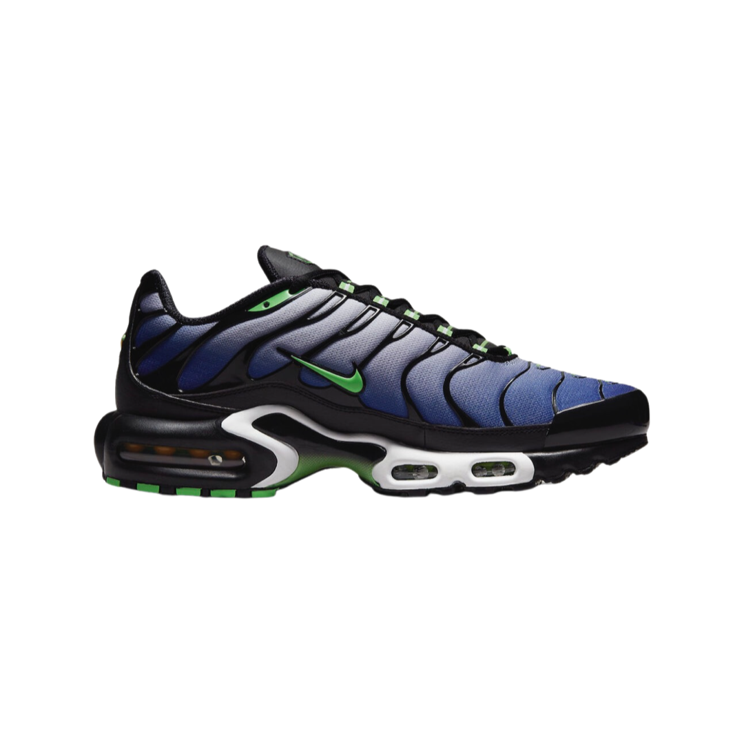 Nike Air Max Plus Icons Sneakers - Deep Royal & Scream Green Running Shoes for Men - Perfect for Gym Workouts & Casual Streetwear