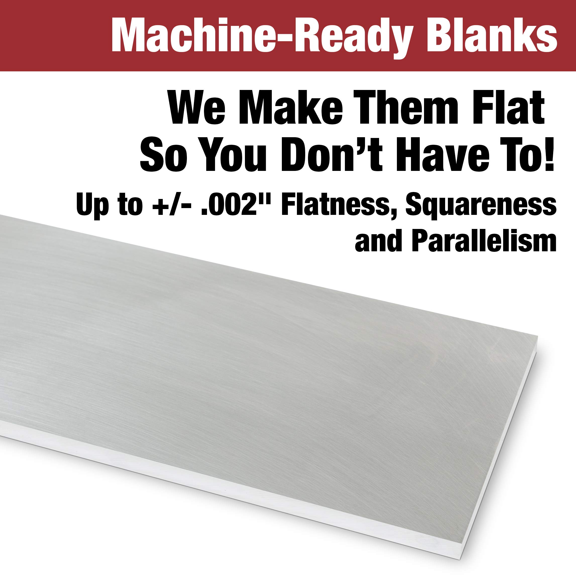 TCI Precision Metals 6061 Aluminum Sheets and Plates - 1.000