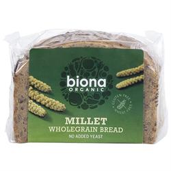 Biona Organic Millet Bread 250g - Gluten-Free, Vegan & Healthy Whole Grain Loaf - Perfect for Sandwiches, Toast & Healthy Breakfast