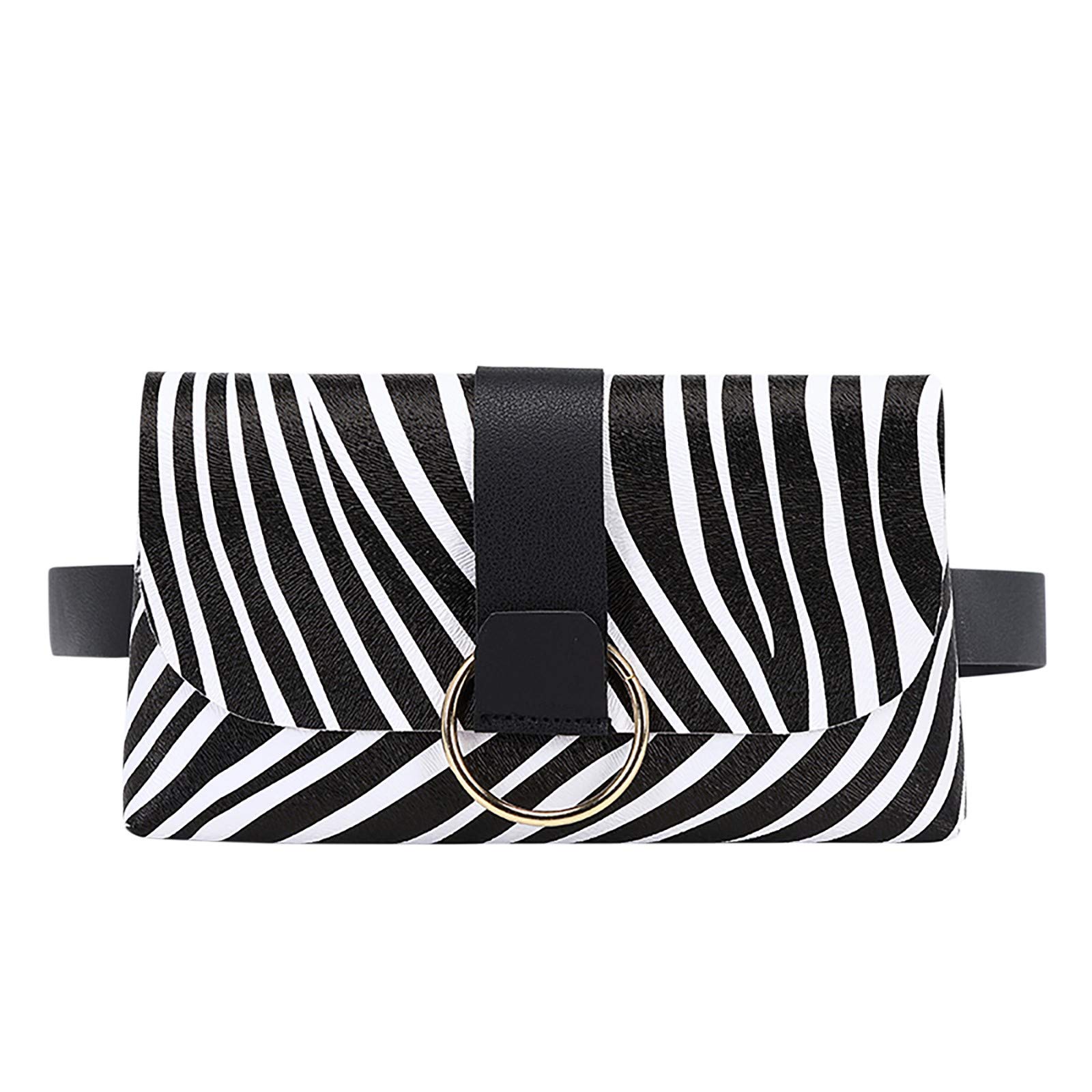 Women's Fashion Belt Bag with Chain Strap - Versatile Crossbody Pouch for Work, Travel & Everyday Use | Stylish Shoulder Bag for Women | Perfect Work Bag & Outfit Accessory