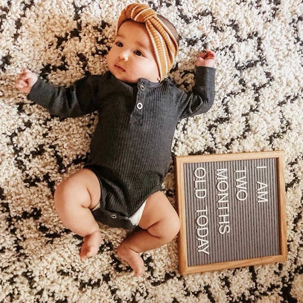 2 Pack Baby Girl & Boy Solid Color Long Sleeve Romper Bodysuits - Soft Cotton Infant Clothes for Newborns, Crawling & Playtime