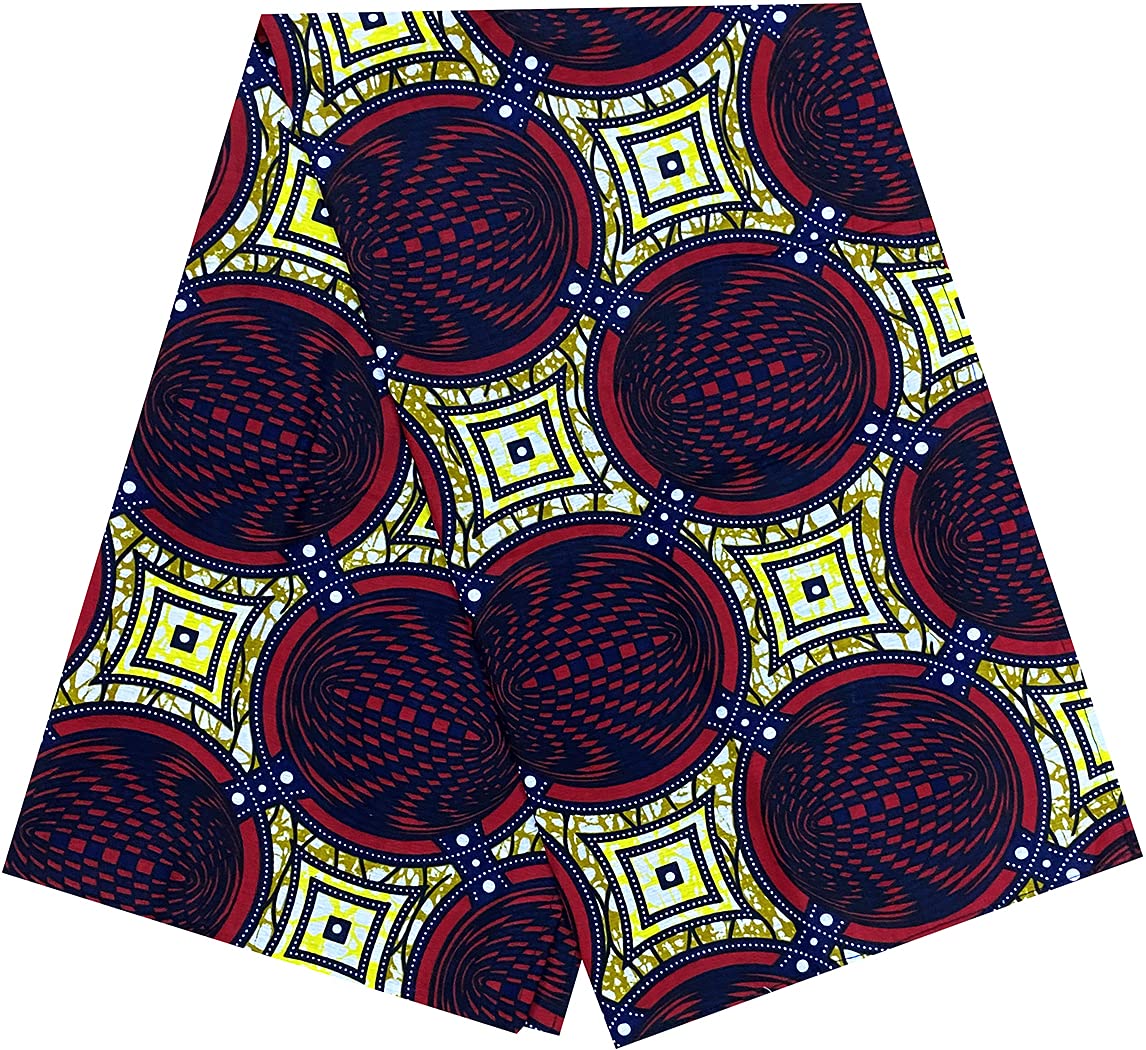 African Head Wrap Extra Long 72”x22” Wax Print Head Scarf for Women - Stylish Hair Tie, Fashionable Head Covering for Church, Beach, Parties & Everyday Wear