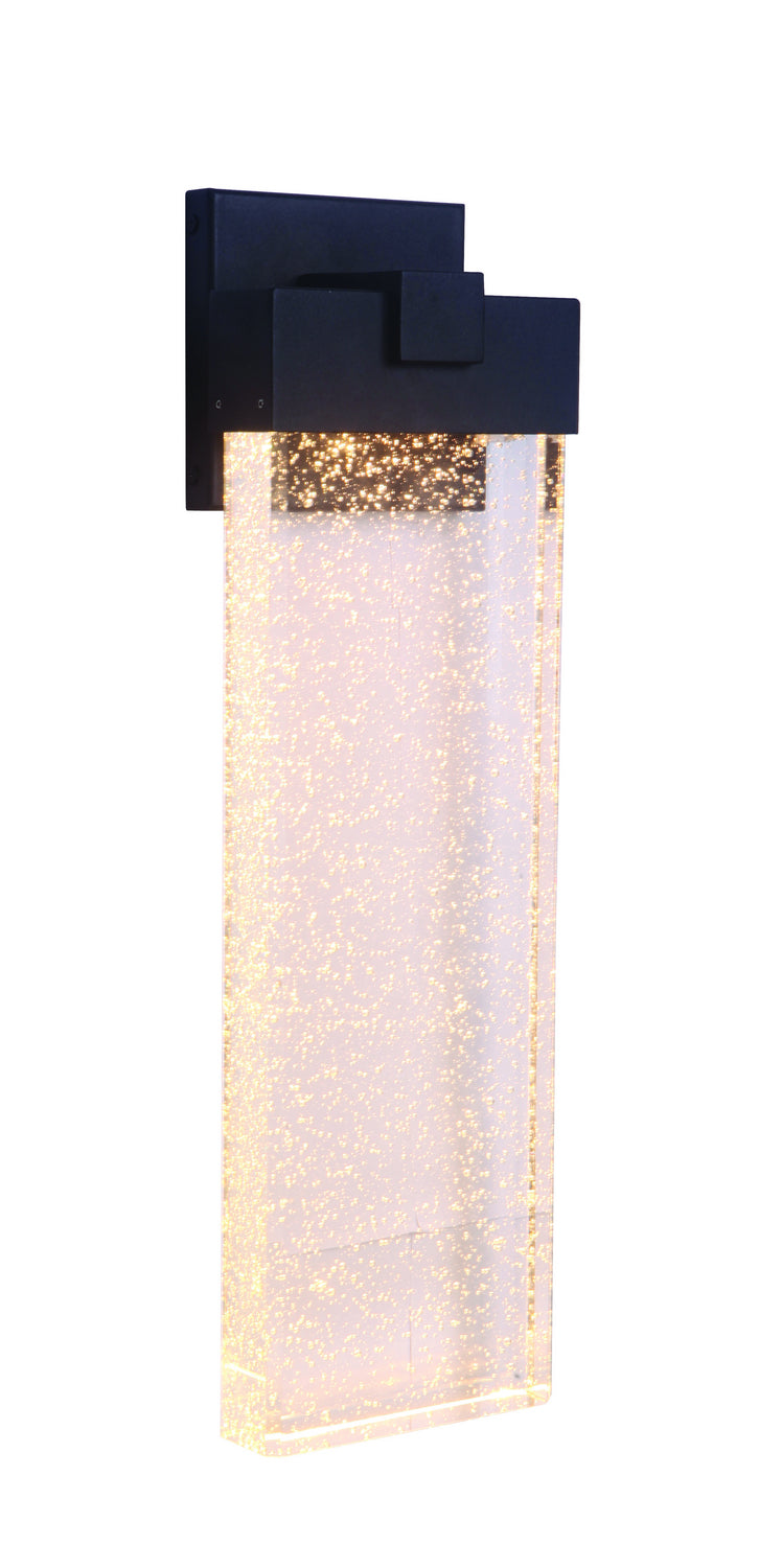 Aria LED Wall Mount Light Fixture - Textured Black Finish - Modern & Sleek Design for Living Room, Bedroom, or Office Lighting