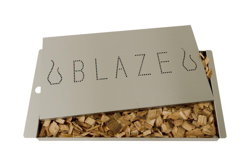 Premium Blaze Pro Extra Large Smoker Box for Grills - Heavy Duty Stainless Steel BBQ Smoker Box for Wood Chips & Pellets - Perfect for Backyard Grilling, Smoking Meats & Outdoor Cooking
