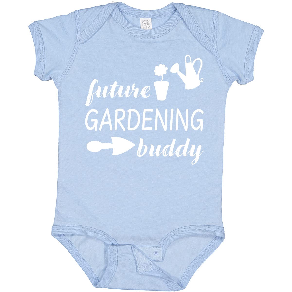 Inktastic Future Gardening Buddy Baby Bodysuit - Cute Organic Cotton Onesie for Toddlers & Infants | Perfect for Outdoor Play, Gardening Activities & Family Bonding Time