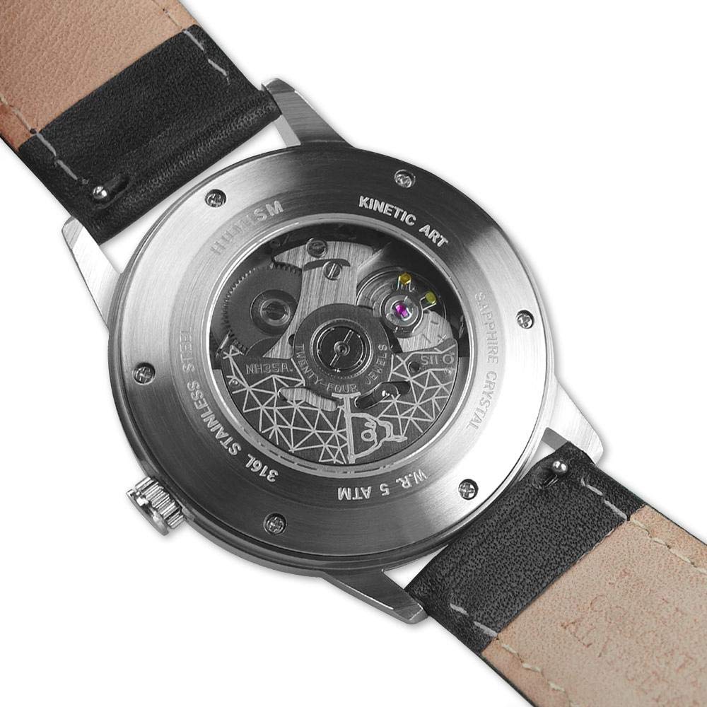 Rhizome Automatic Kinetic Art Watches for Men & Women - Self-Winding Mechanical Watch with Unique Kinetic Sculpture Design - Perfect for Business, Casual & Special Occasions