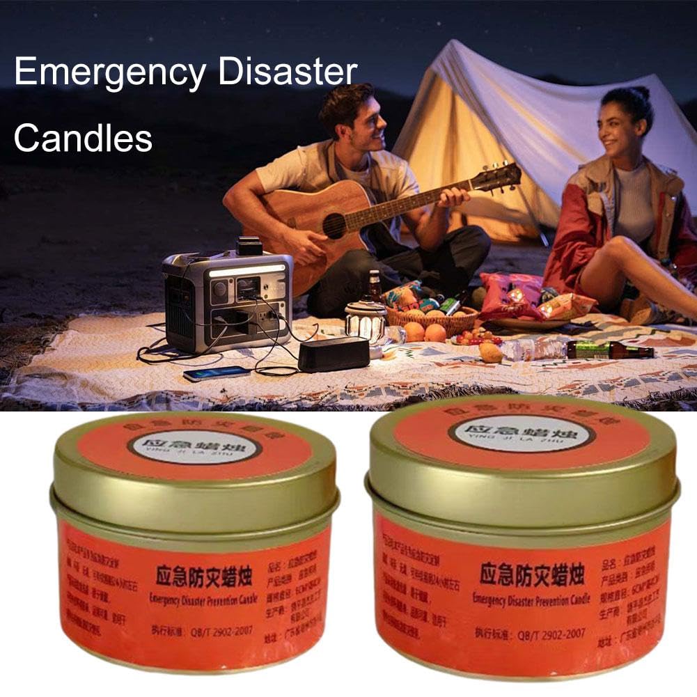30-Hour Long-Lasting Survival Candle - Windproof & Weatherproof Emergency Lighting for Camping, Power Outages & Outdoor Adventures - Essential Household & Wilderness Survival Gear