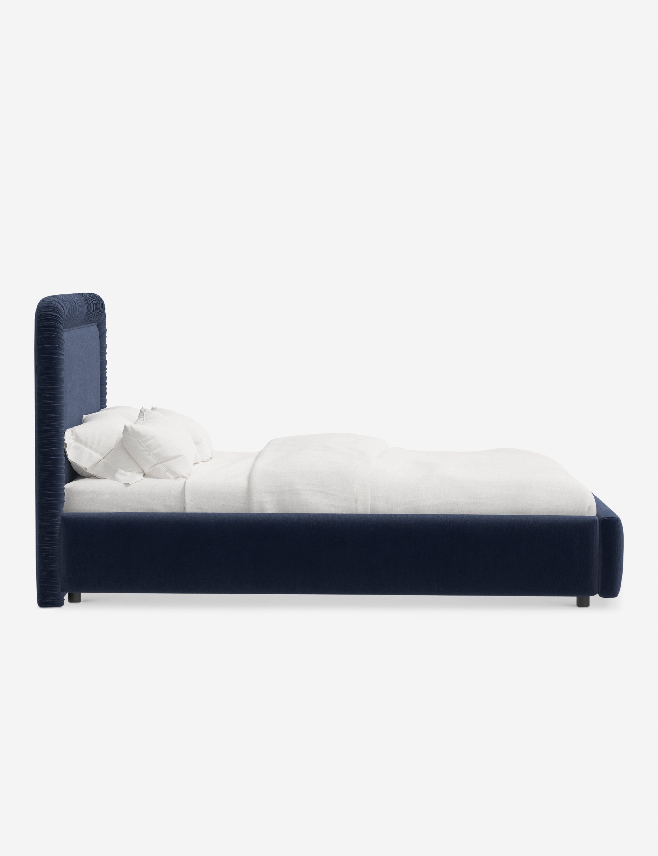 Courtet Platform Bed Frame - Queen Size, Modern Minimalist Wooden Bed with Sturdy Slat Support - Perfect for Bedroom, Guest Room, and Small Space Living