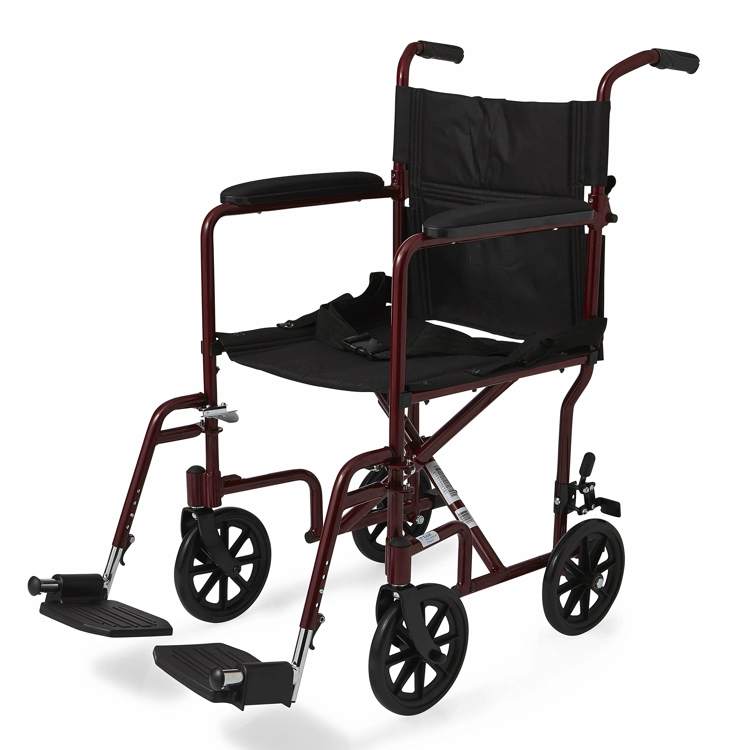 Medline Aluminum Transport Wheelchair with 8