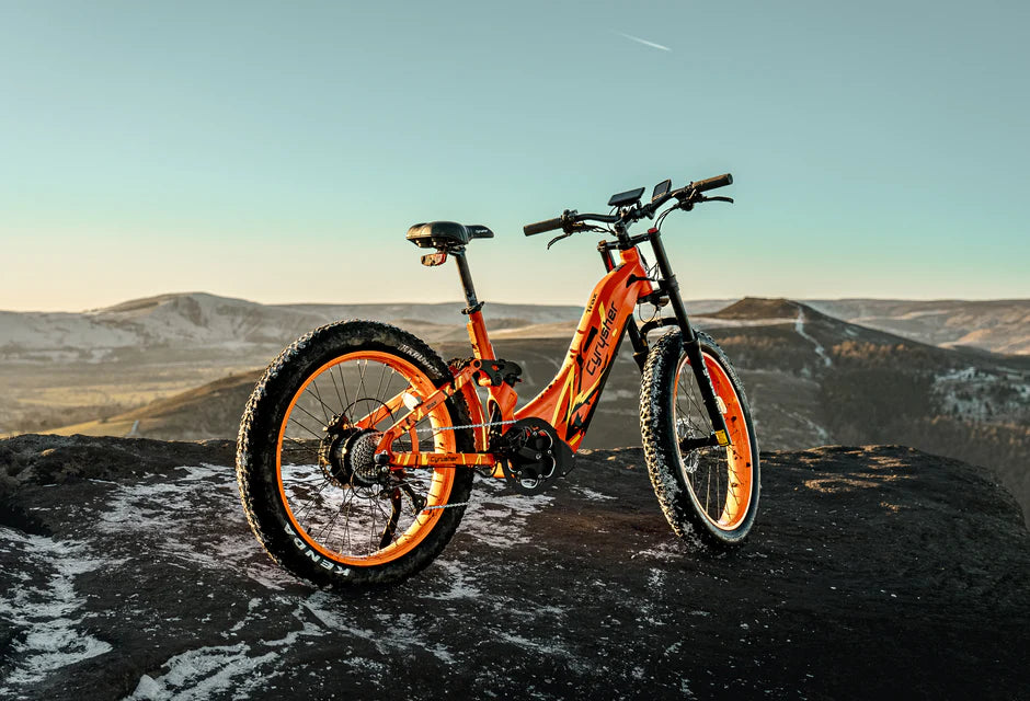 Cyrusher Trax Step-Through Electric Bike - 750W Motor, 28 MPH, 56 Mile Range, 26