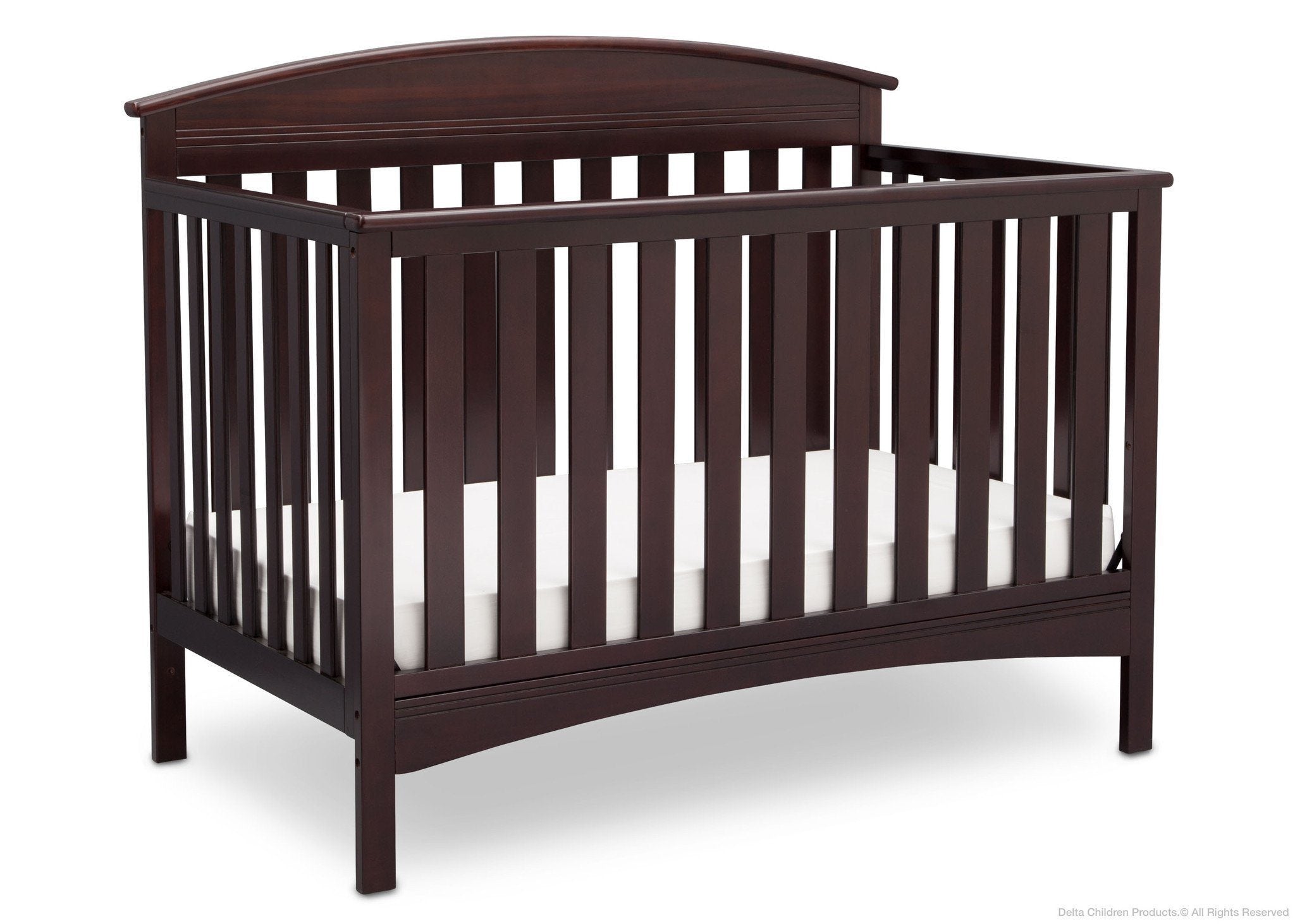 Abby 4-in-1 Convertible Baby Crib - Toddler Bed, Daybed & Full-Size Bed | Safe & Stylish Nursery Furniture for Newborns to Teens | Perfect for Bedrooms, Daycare & Guest Rooms