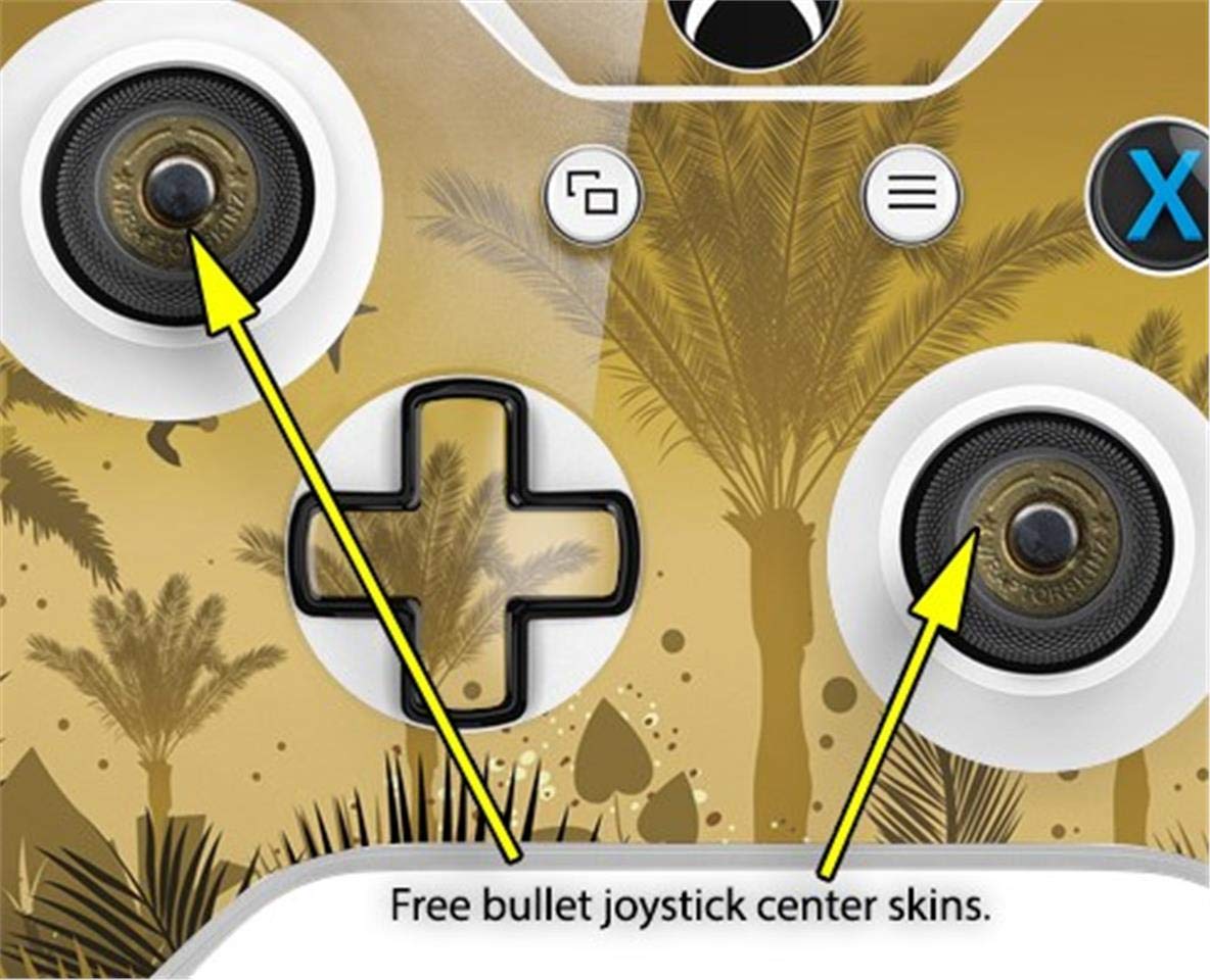 WraptorSkinz Vinyl Skin Wrap for XBOX One S/X Controller - Summer Palm Trees Design | Custom Decal Sticker | Gaming Accessories | Perfect for Personalization & Protection (Controller Not Included) | Ideal for Gamers, Gifts & Custom Controllers