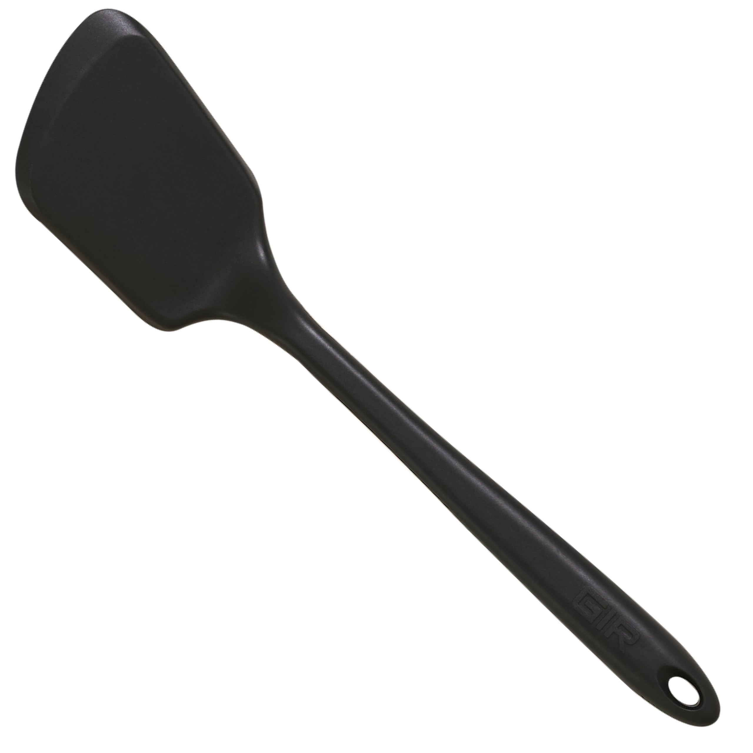 GIR Get It Right Silicone Spatula Turner - Heat-Resistant up to 550°F - Nonstick Pancake Flipper, Egg & Kitchen Tool - Mini 11 Inch - Black Silicone Spatula for Cooking, Baking, Flipping Eggs & Pancakes - Perfect for Nonstick Cookware & Everyday Kitchen Use