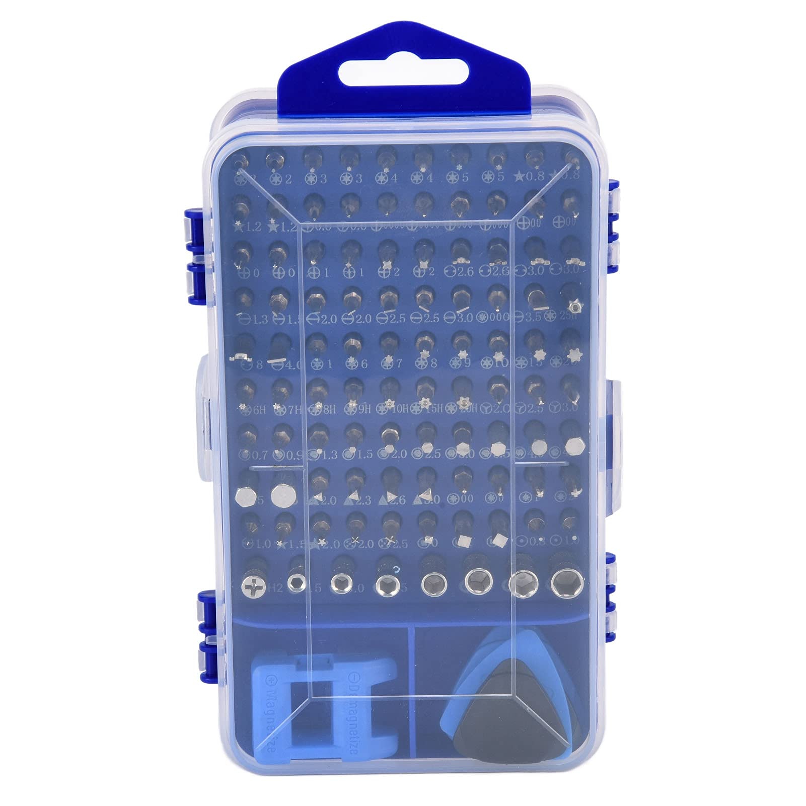 Professional Electronics Repair Tool Kit - Anti-Slip Precision Screwdriver Set for iPhone, Laptop, Watch & Smartphone Repairs (Blue) | Perfect for DIY Fixes & Professional Technicians