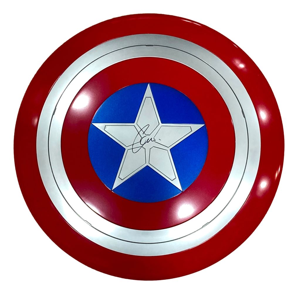 Chris Evans Autographed Captain America 24