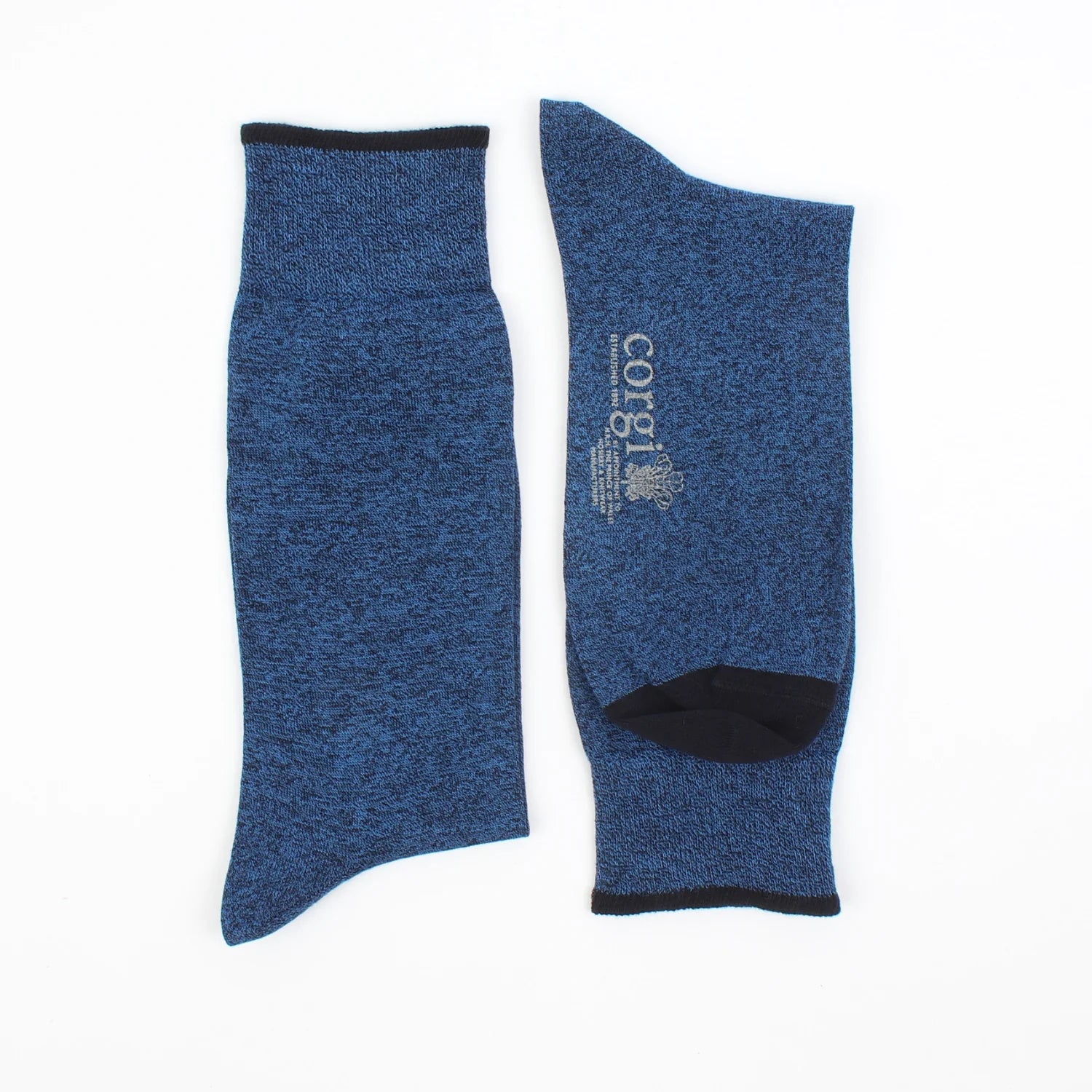 Premium Men's Marl Cotton Socks - Soft Breathable Casual & Athletic Socks for Everyday Wear, Workout & Outdoor Activities