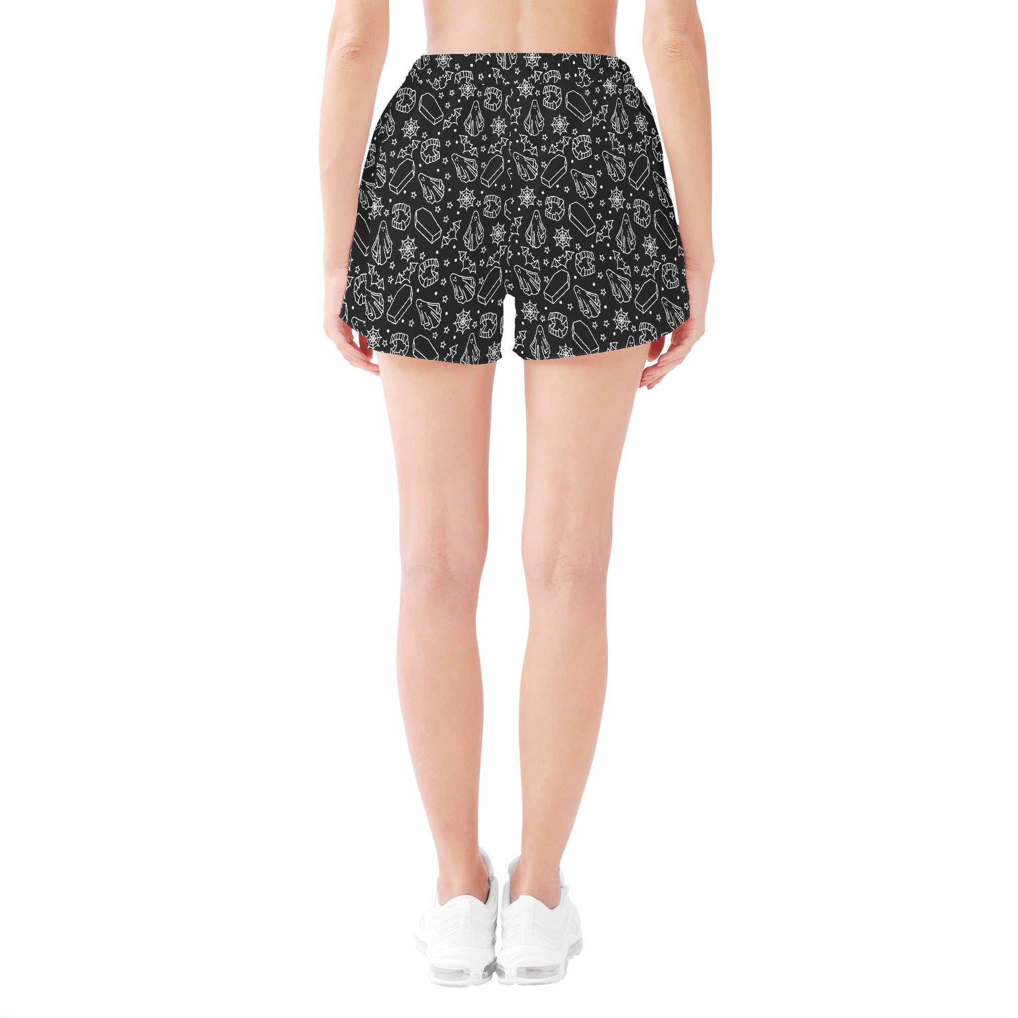 Gothic Symbol Women's Casual Beach Shorts - Trendy Summer Shorts for Women, Comfortable & Stylish - Perfect for Beach Outings, Vacations, and Casual Wear