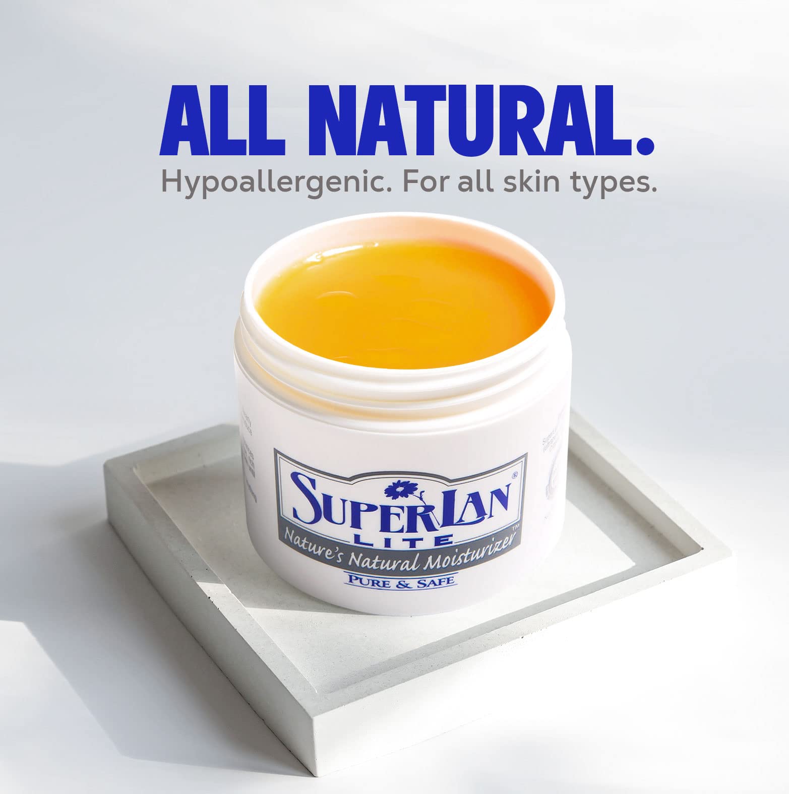Moisturizing Lanolin Cream with Jojoba Oil - 4 oz Lightweight Hydrating Formula for Dry Skin - Medical-Grade Lanolin & Jojoba Oil - Hand, Foot & Body Moisturizer - Perfect for Daily Skincare & Extreme Dryness Relief