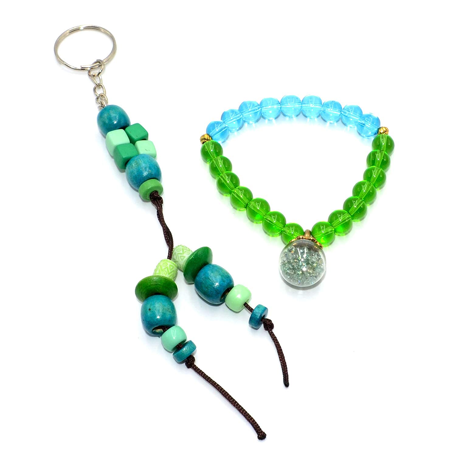 ALBATROSART Elegant Ethnic Bracelet & Matching Wallet Set - Handmade Boho Jewelry for Women - Perfect for Weddings, Parties & Everyday Wear