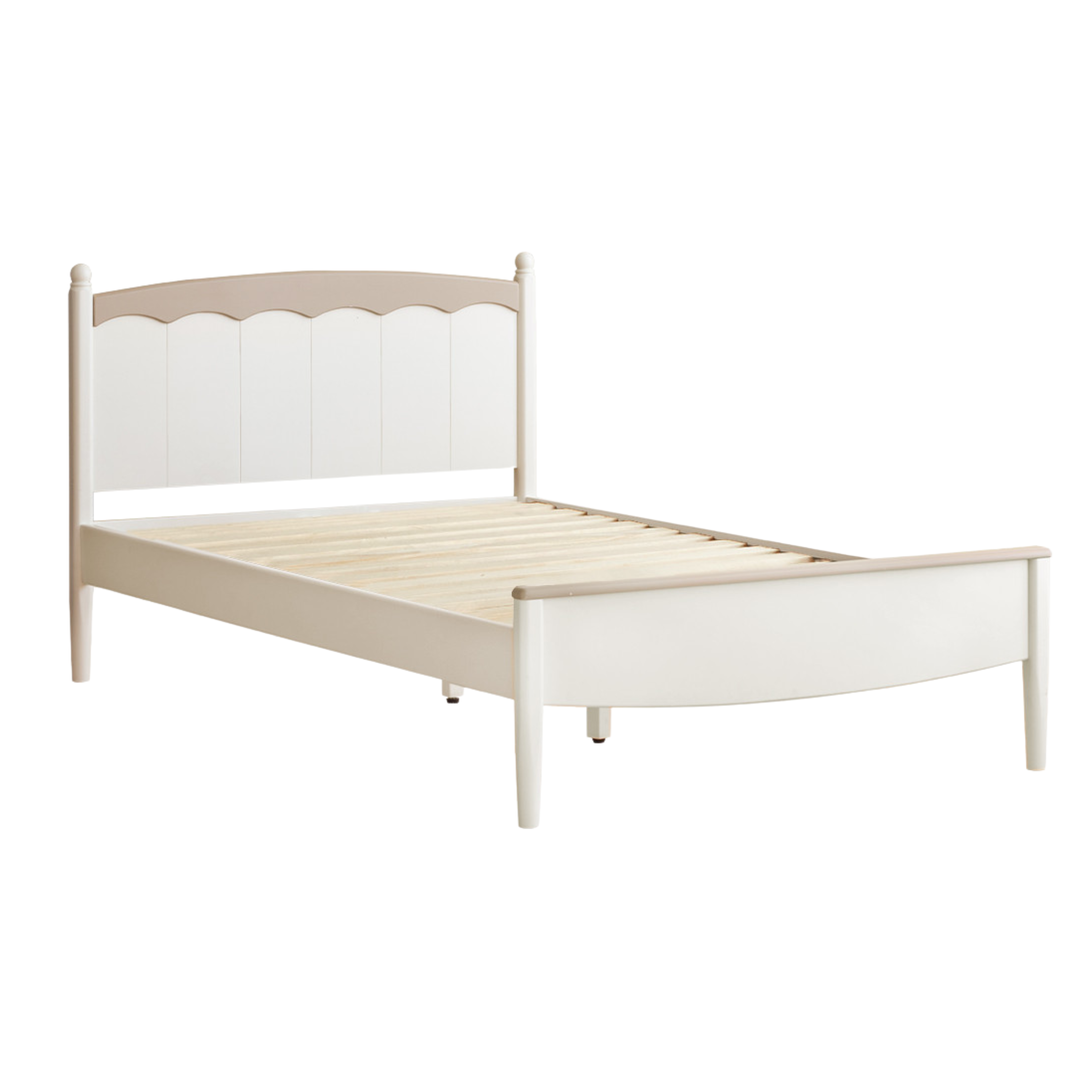 Milk White color Poplar Children's bed