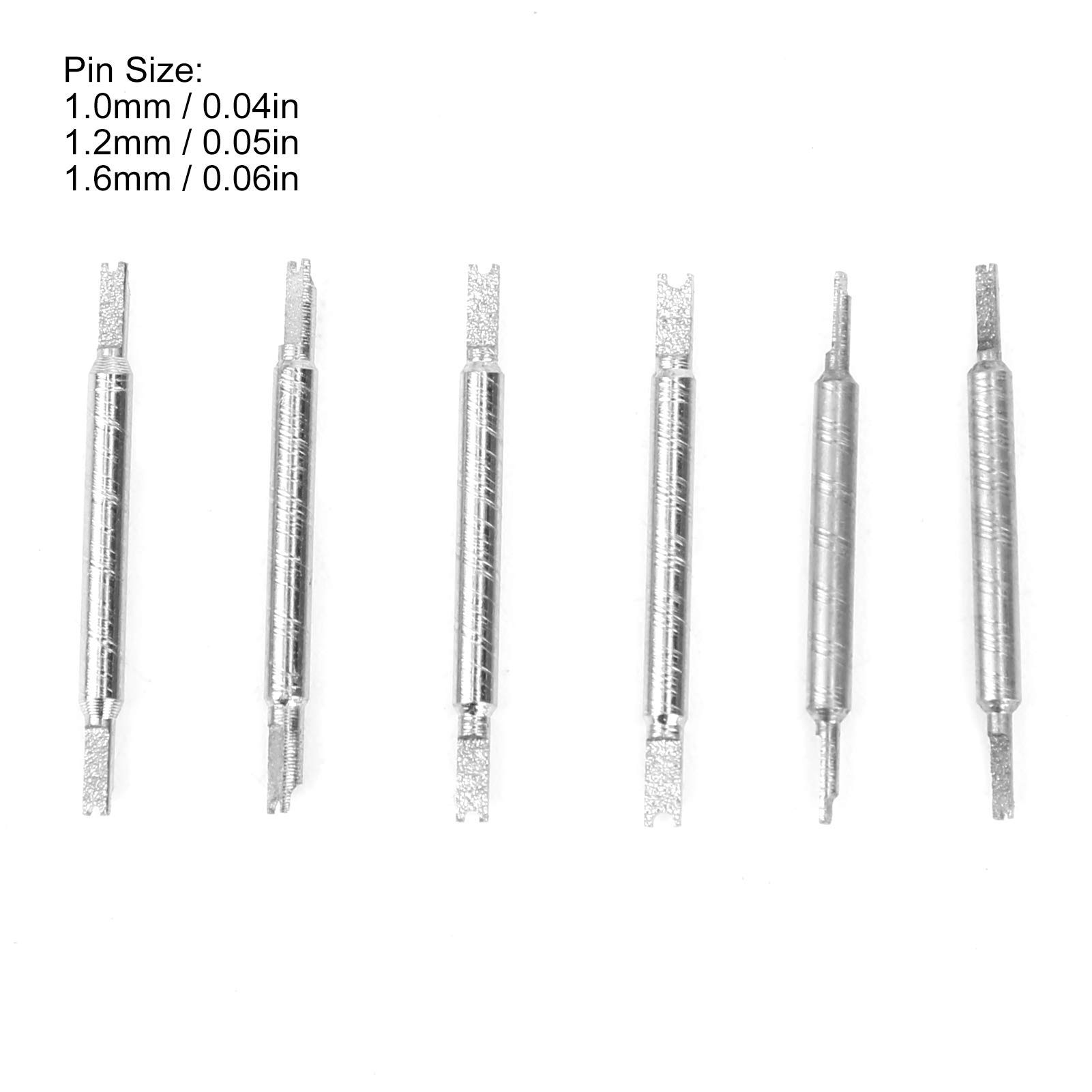 **Walfront Professional Watch Spring Bar Plier Set with 8 Tips - Watch Repair Tool Kit for Adjusting Spring Bars, Removing Watchbands & Straps - Perfect for Watchmakers & DIY Enthusiasts (Black)**    *(Ideal for watch repairs, band replacements, and strap adjustments at home or in professional workshops.)*