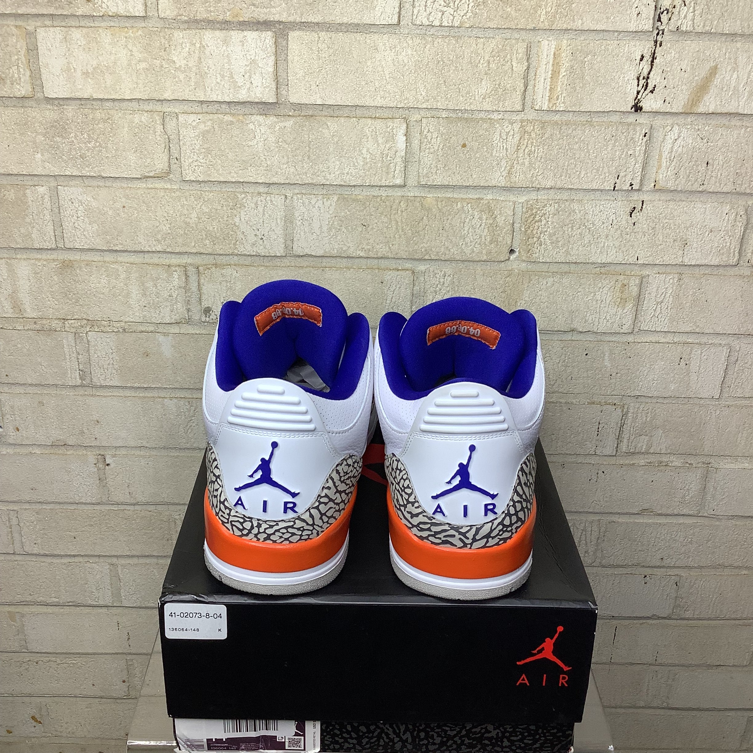 AIR JORDAN 3 KNICKS Men's Basketball Shoes Size 14 - Retro Sneakers for NBA Fans, Streetwear & Casual Wear (Style Code: 136064-148) - Perfect for Basketball Games, Gym Workouts and Urban Fashion