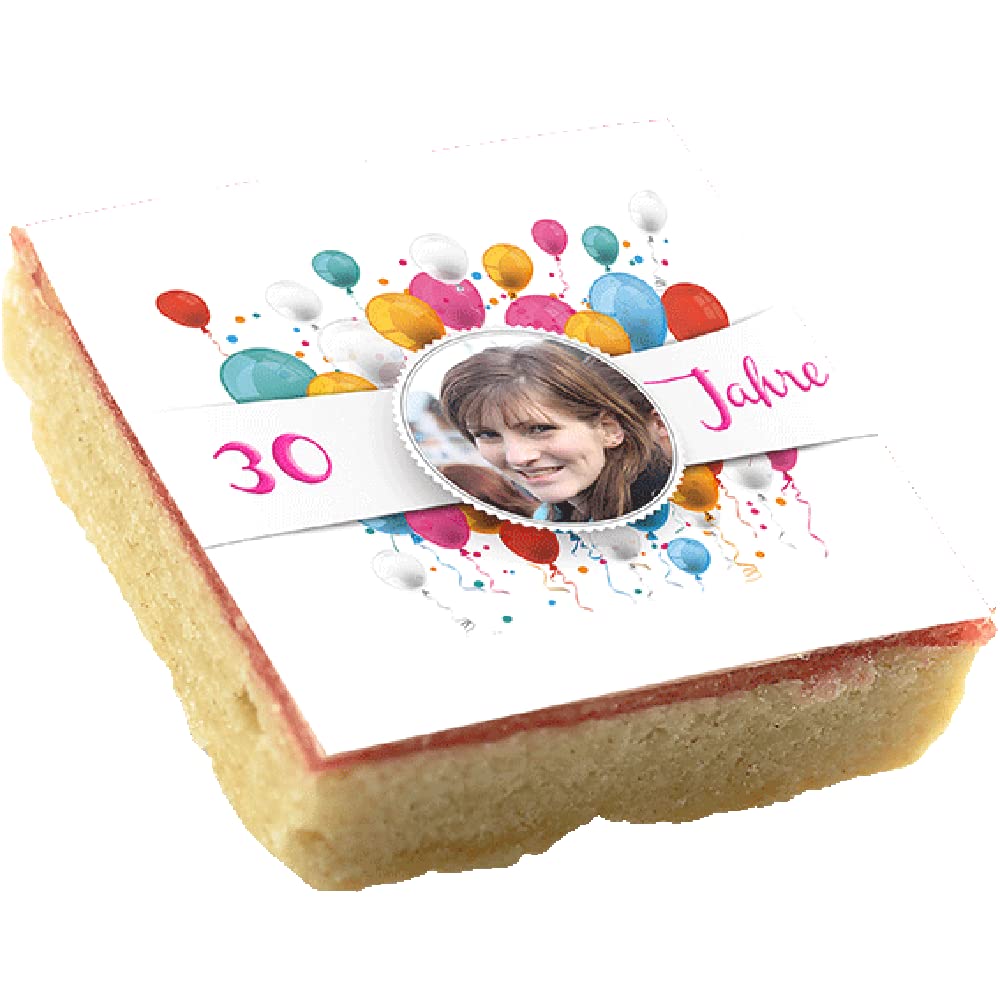 Custom Motivational Birthday Cookies with Balloons - 100 Pack | Perfect for Birthday Parties, Celebrations & Gift Giving