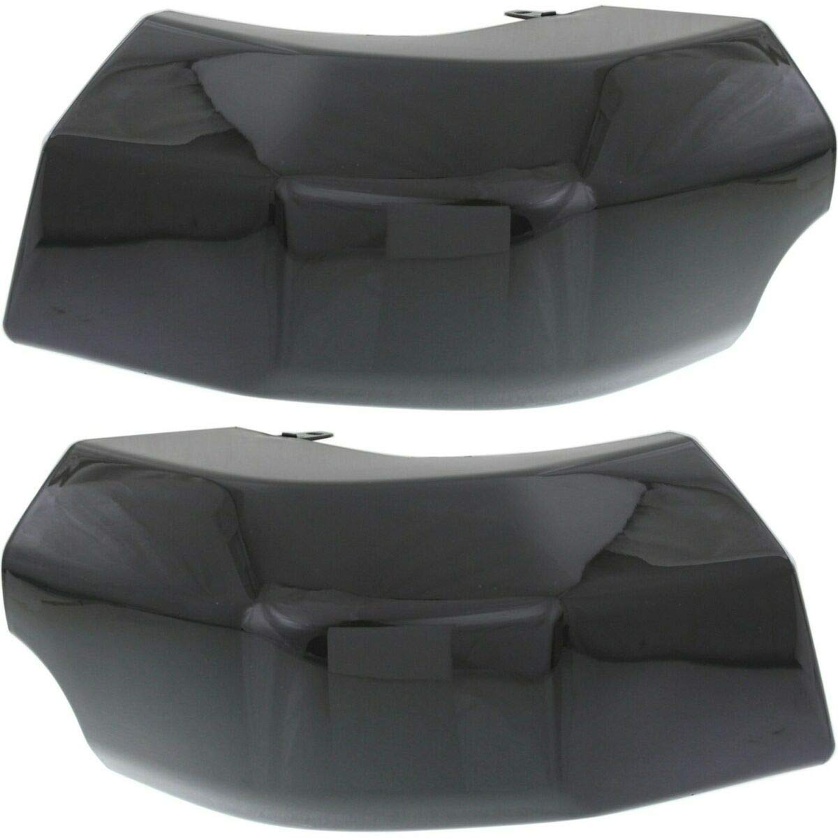 Toyota FJ Cruiser Bumper End Caps 2008-2012 - Front Pair Primed for Off-Road Protection