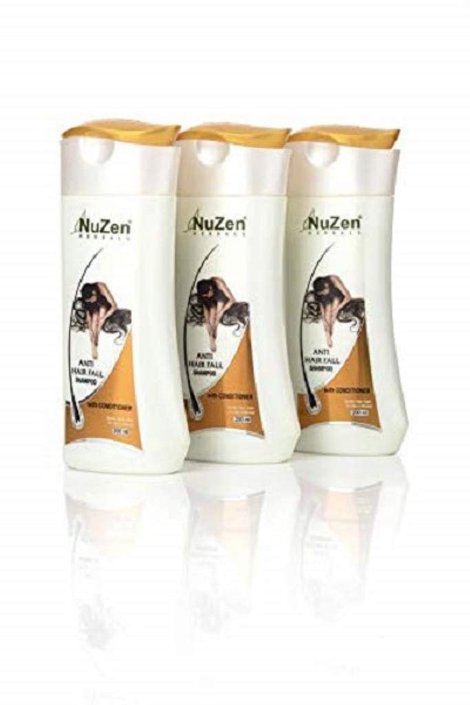 Herbal Anti Hair Fall Shampoo & Conditioner Set - Prevents Hair Loss, Strengthens & Repairs Damaged Hair | Promotes Longer, Healthier Hair Growth | Fights Frizz | 3-Pack (200ml Each) | Ideal for Daily Hair Care & Scalp Nourishment