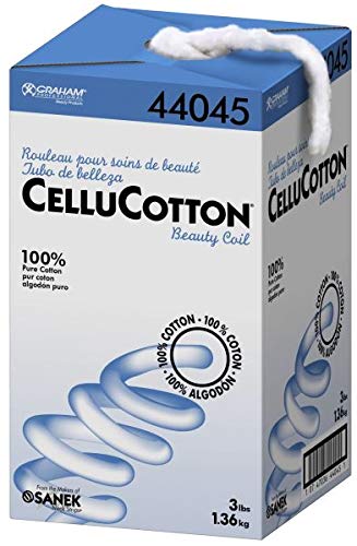 Sanek Graham Cellucotton Coil 3 Lb (Pack of 3) - Premium Cotton Coils for Wound Care, First Aid & Beauty Applications - Ideal for Hospitals, Clinics & Home Use