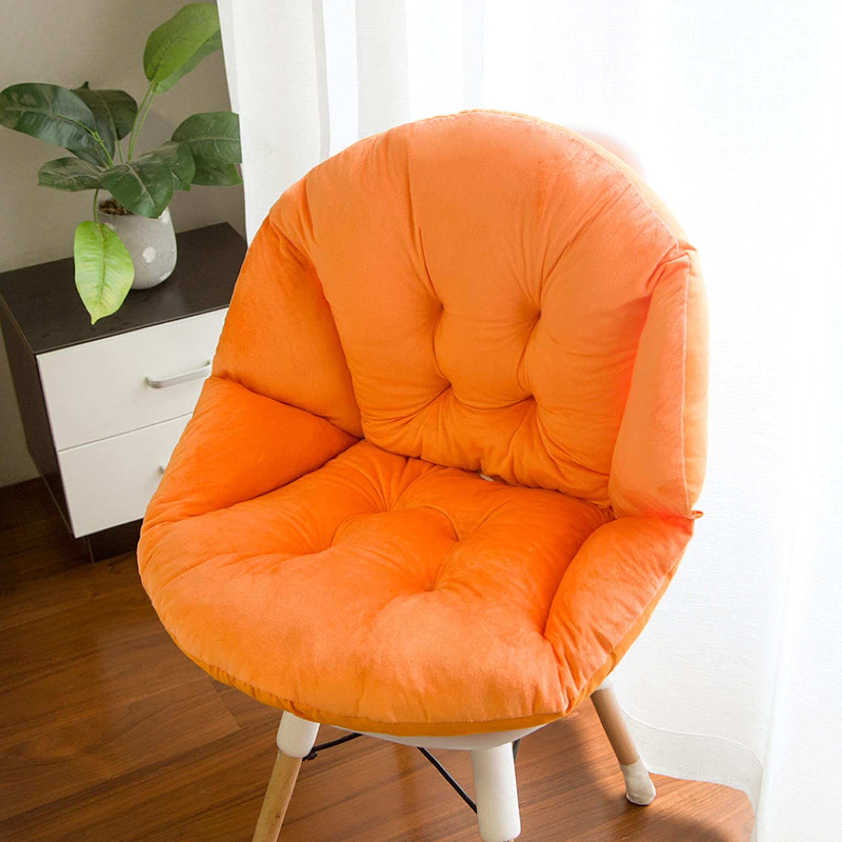 Thick Plush Chair Cushion for Dining, Patio & Office Chairs - Durable Seat Pad for Comfortable Sitting at Home, Work or Outdoor Use