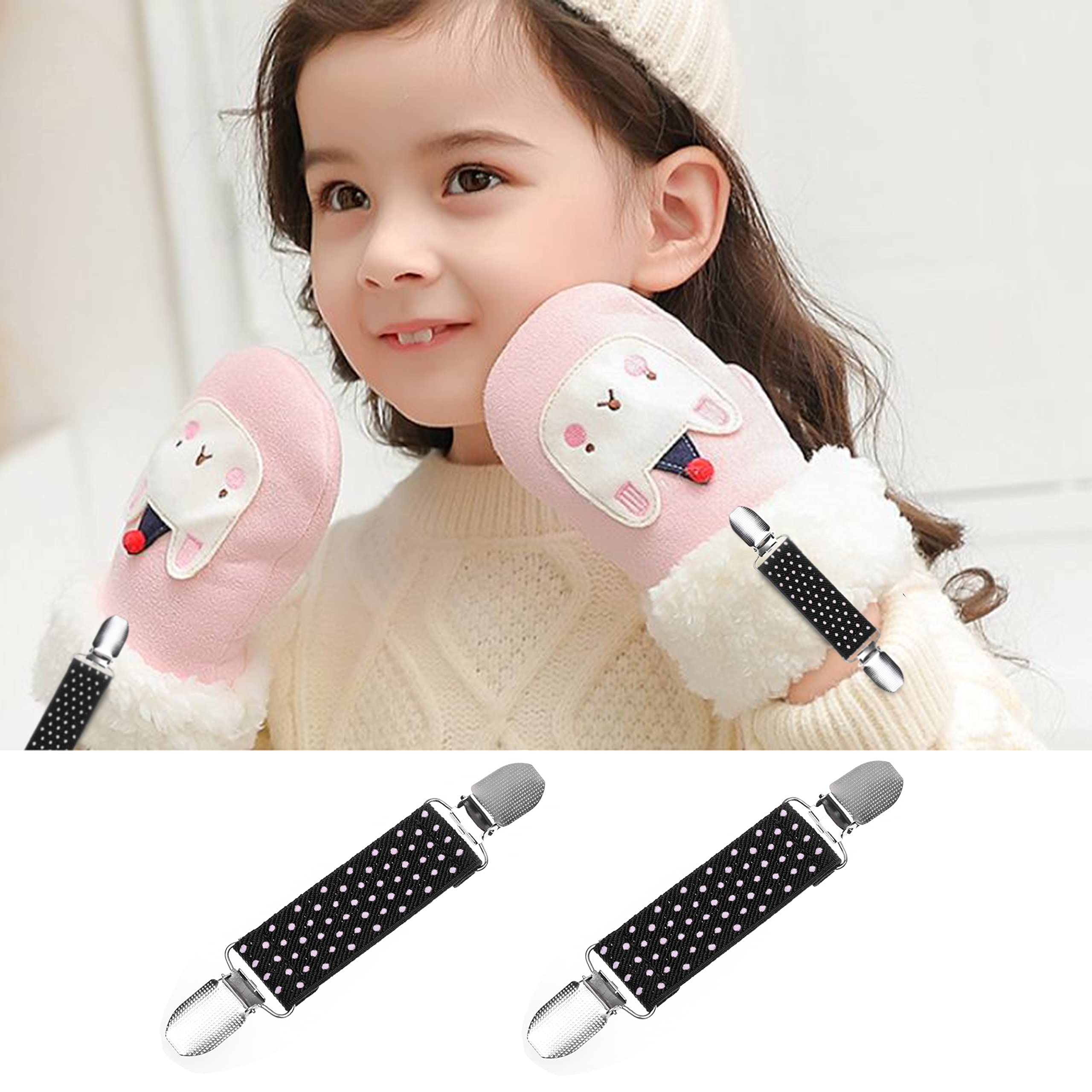 Eco-Friendly Mitten Clips & Hat Clips - Secure Gloves, Mittens, Beanies - Durable No-Loss Clips for Kids & Adults - Perfect for Winter, Skiing, School & Outdoor Activities