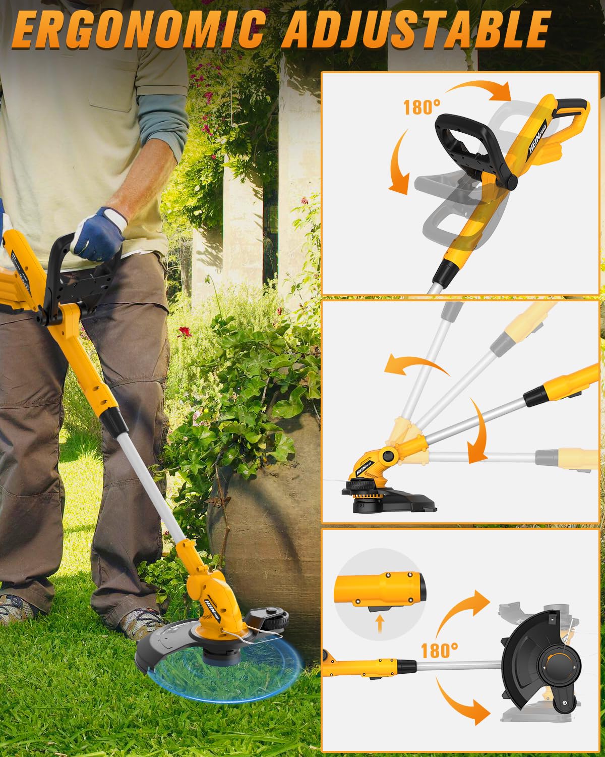 20V Cordless Leaf Blower and 12