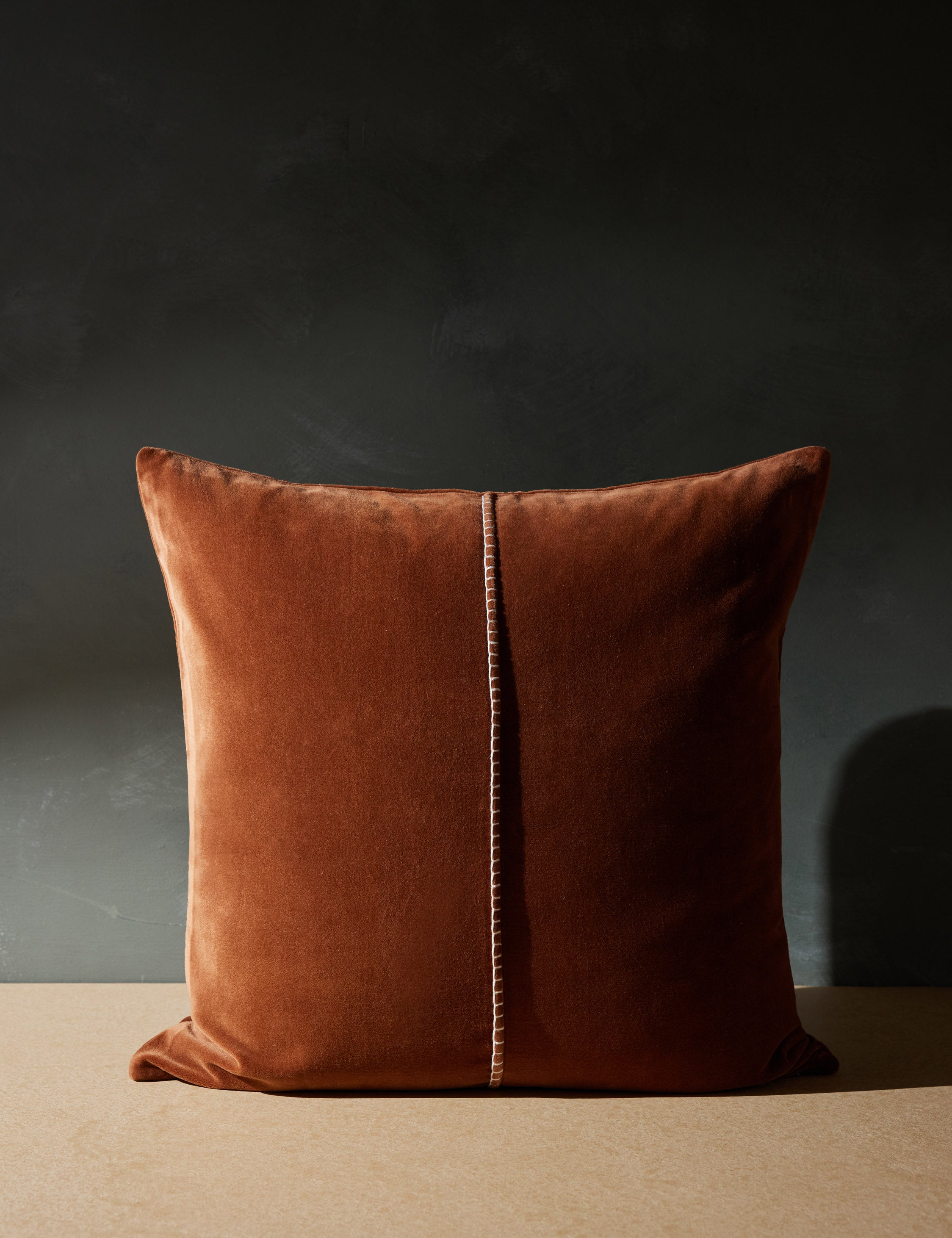 Luxury Velvet Pillow for Sofa & Bed - Soft Caddie Pillow for Home Decor, Living Room, Bedroom - Perfect for Relaxing, Reading & Enhancing Comfort