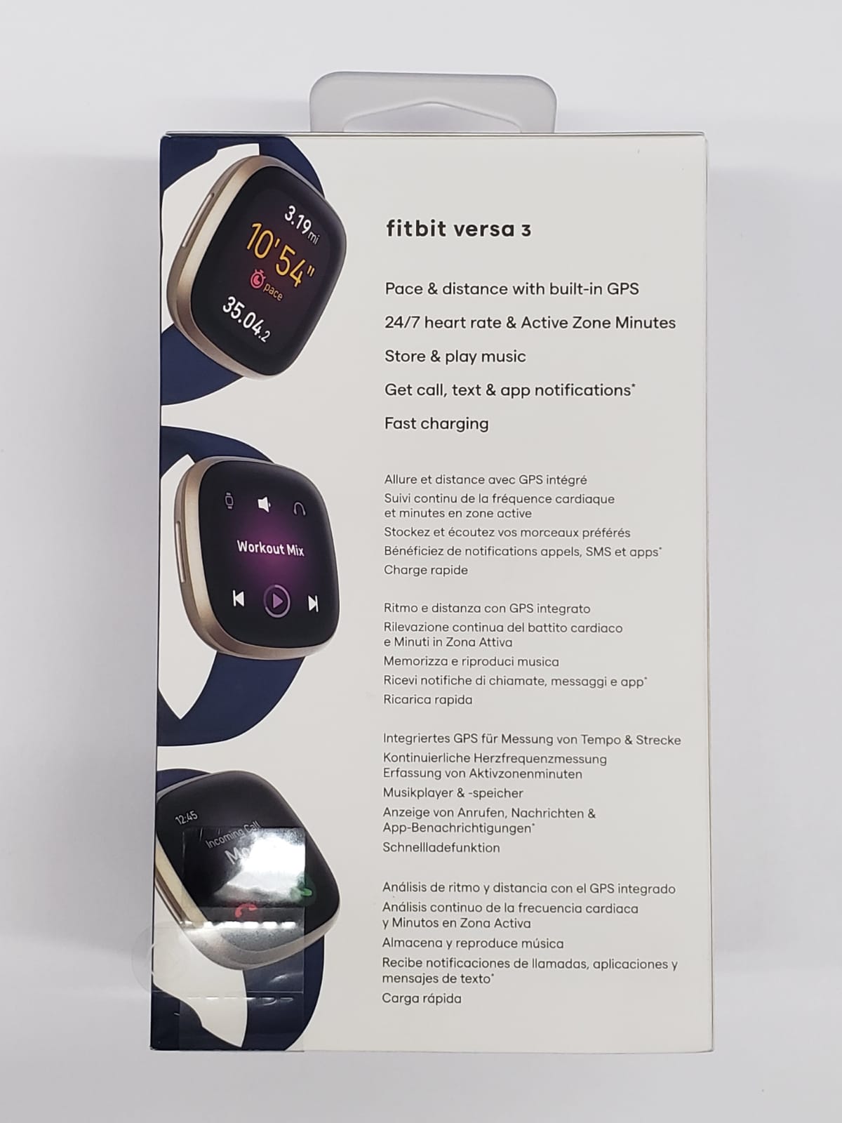 Fitbit Versa 3 Smart Watch with Alexa Built-in, Heart Rate Monitor, GPS & Sleep Tracking - Perfect for Fitness Enthusiasts & Active Lifestyles