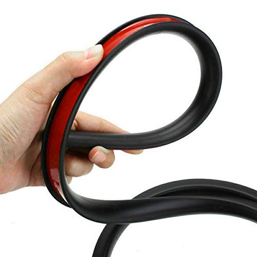 2Pcs Universal Car Wheel Fender Flare Extensions - Black Wheel Arch Trim Eyebrow Shaping for Trucks & SUVs - Durable ABS Plastic for Off-Road & Street Driving Protection