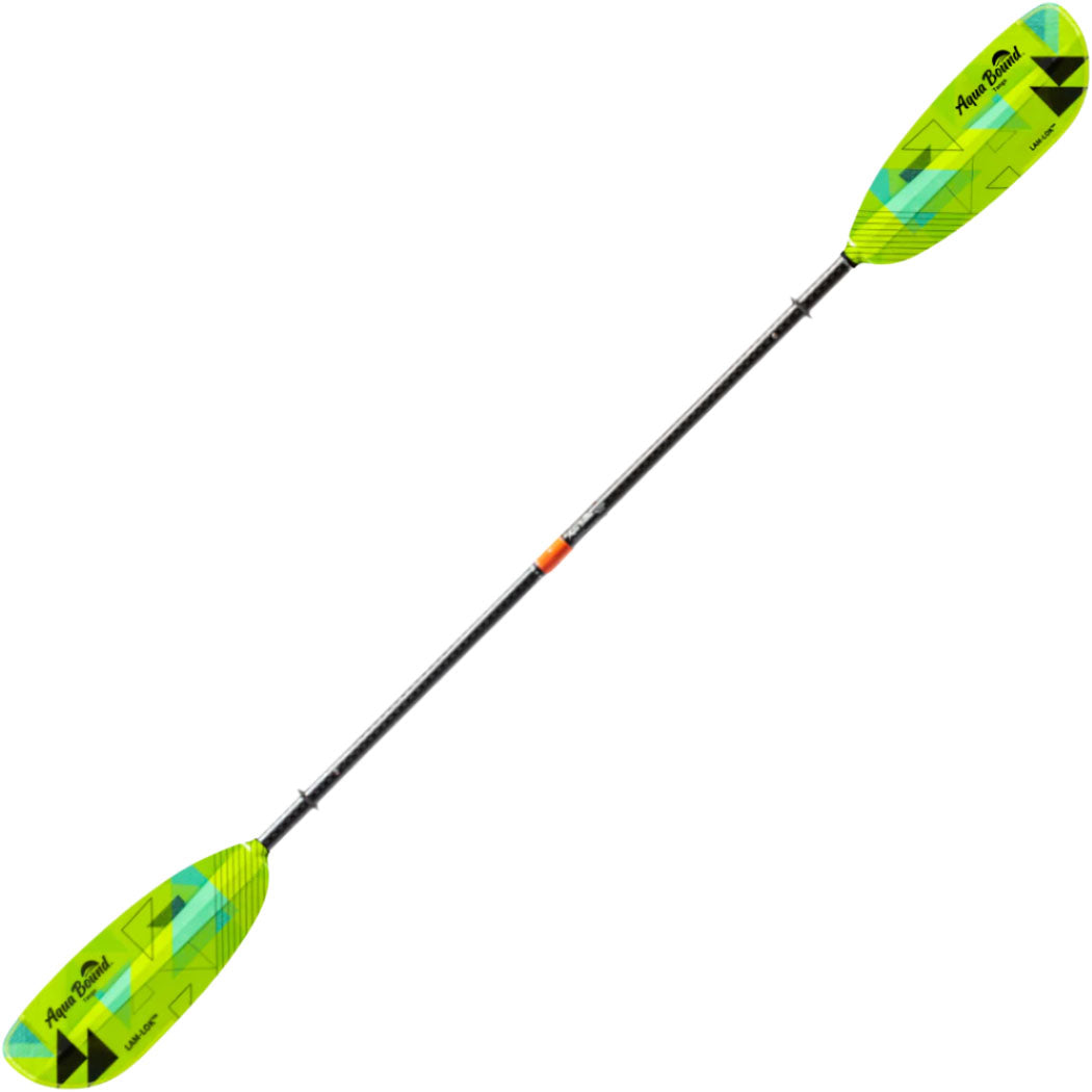 Aqua Bound Tango Fiberglass Straight Shaft 2-Piece Kayak Paddle with Posi Lok System - Lightweight & Durable for Touring, Fishing & Recreational Kayaking