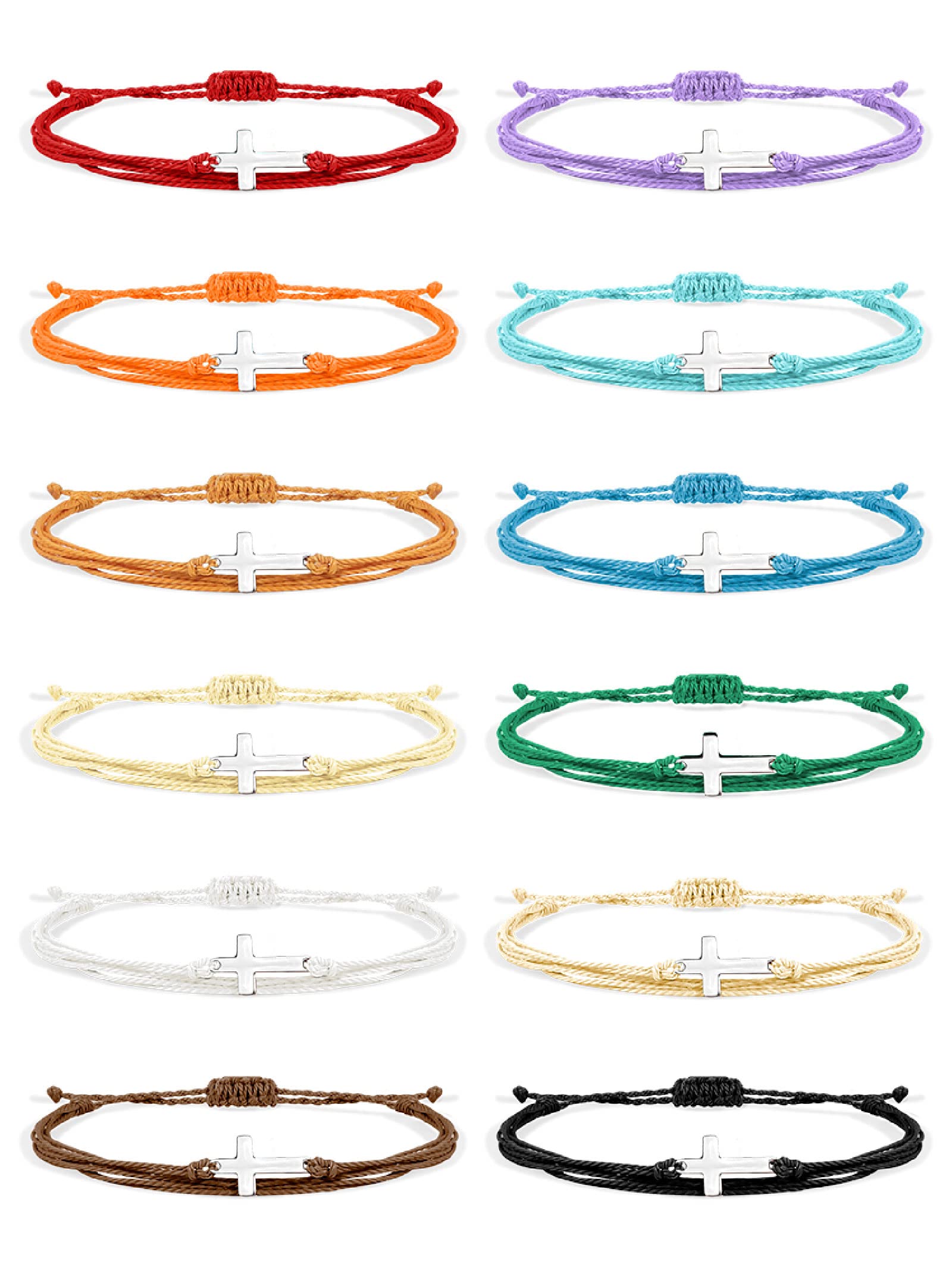 Harry and Henry Adjustable Friendship Bracelets for Women - Waterproof Ankle & String Bracelet Stack Set - Perfect Christmas Stocking Stuffer Gift for Best Friends, Sisters & Couples | Great for Everyday Wear, Parties, Travel & Special Occasions