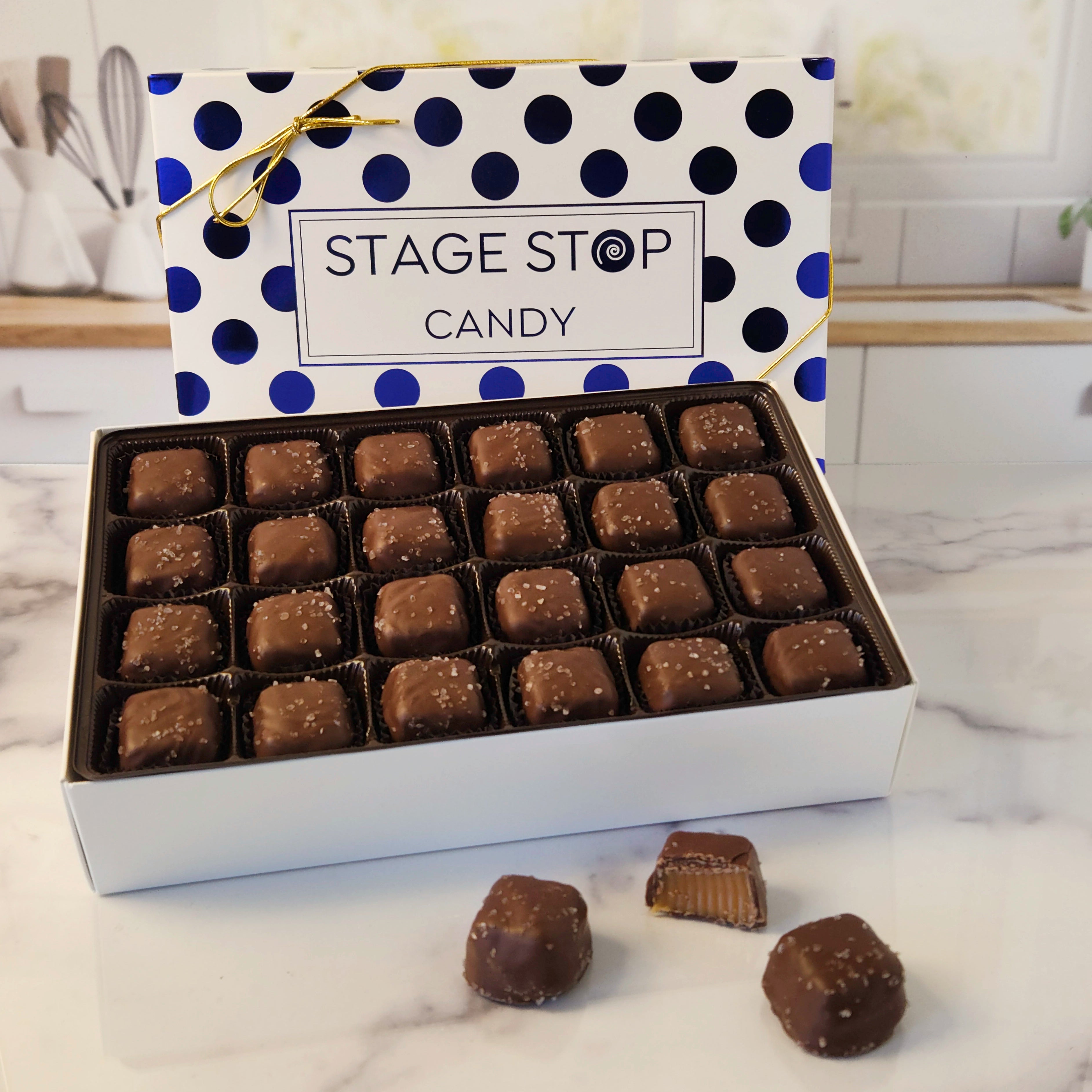 Delicious Sea Salt Caramel Candy Assortment - Gourmet Chocolate Treats for Gifts, Parties & Dessert Lovers