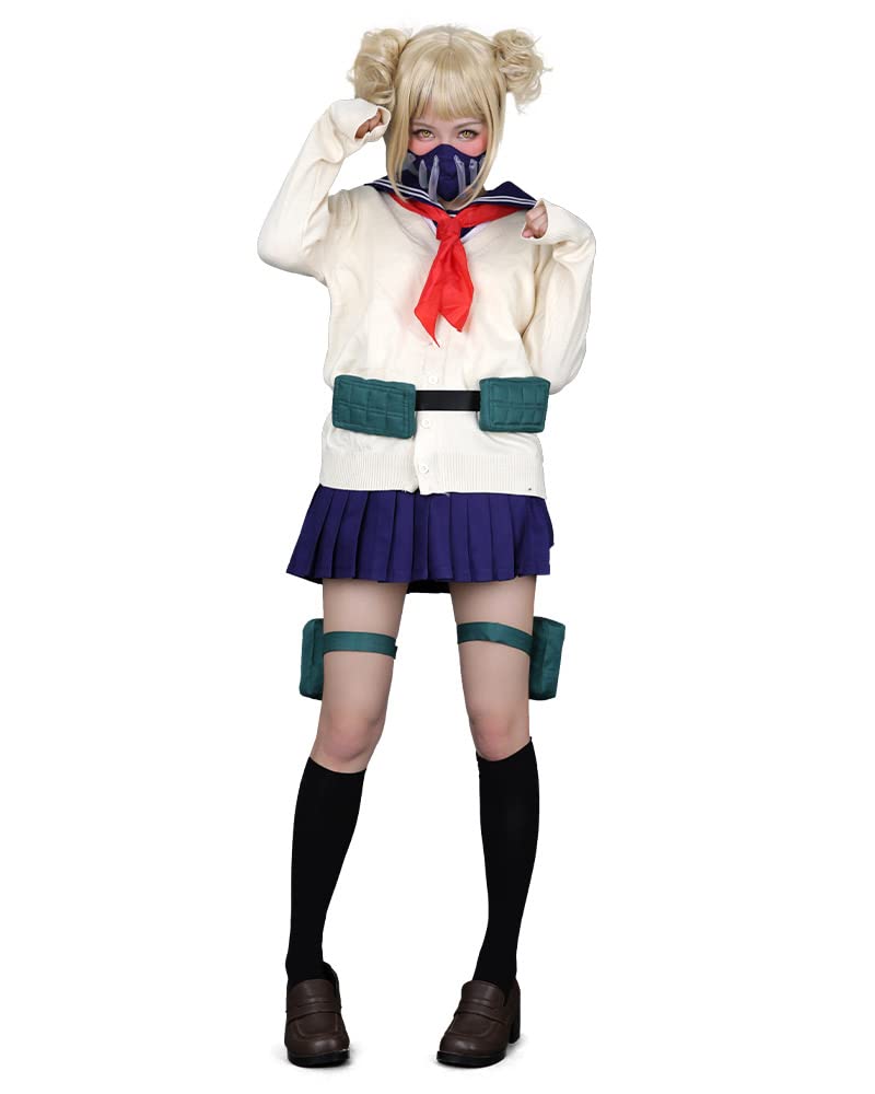 Miccostumes Women's Deluxe Anime JK School Uniform Cosplay Costume Set - High Quality Japanese Schoolgirl Outfit for Halloween, Cosplay Events & Anime Conventions