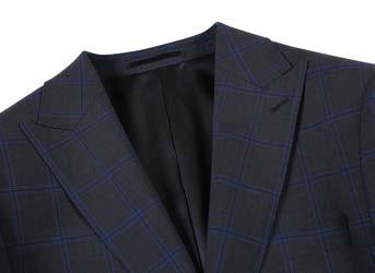 Alessandro Vitello Men's Slim Fit Wool Suit - Premium Business Formal Attire for Weddings, Interviews & Office Wear | Style 566 8