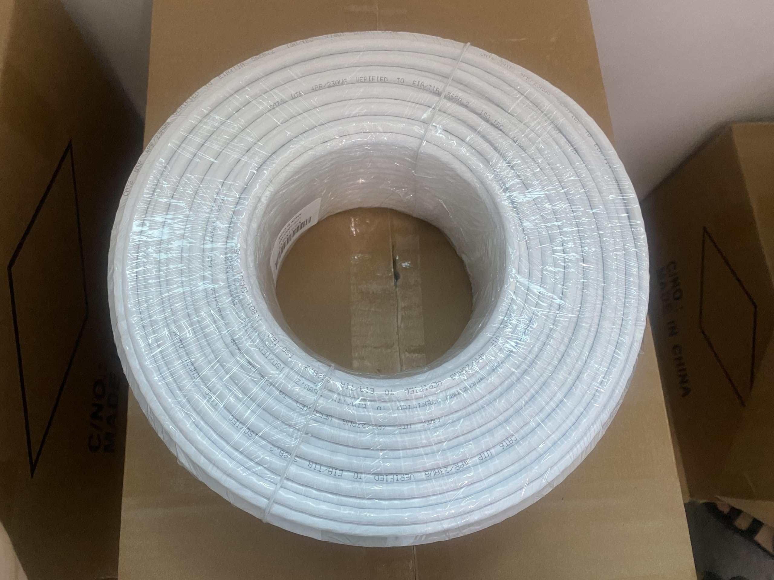 Soibke Cat 6 Ethernet Cable 100m (328ft) - High Speed Gigabit LAN Network Cable, Outdoor Weatherproof UTP 23AWG CCA Bulk Patch Cable - Perfect for Home Office, Gaming, Streaming & Outdoor Networking