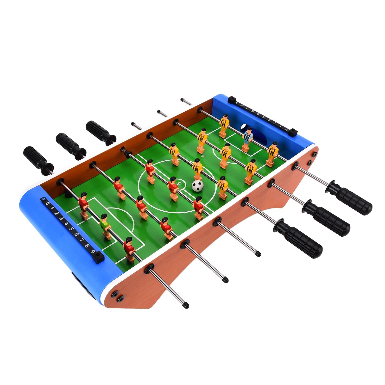 Jovenn Foosball Table Game - Premium Indoor Soccer Table for Home, Game Room & Lounge - Durable & Wear-Resistant - Perfect Birthday Gift for Kids & Adults - Great for Parties, Family Gatherings & Game Nights
