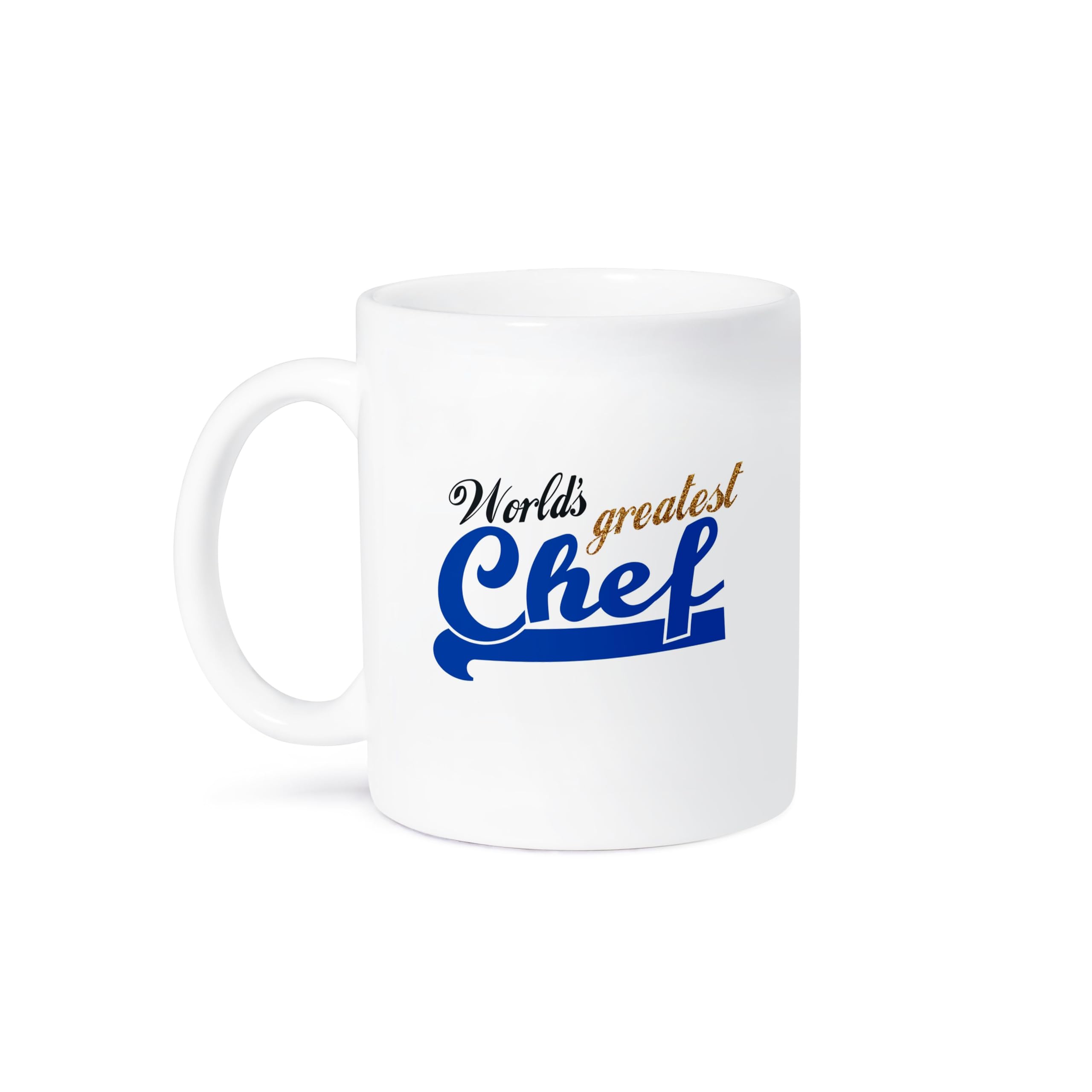 3dRose World's Greatest Chef Coffee Mug - 15 oz Ceramic Cup for Coffee, Tea & Hot Drinks - Perfect Gift for Chefs & Cooking Enthusiasts