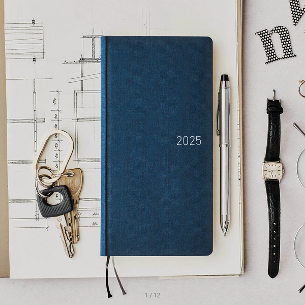 Hobonichi Weeks MEGA 2025 Planner - English Edition | Hardcover Weekly Horizontal Planner | January & Monday Start | Star Dust Color | Perfect for Journaling, Scheduling & Productivity Tracking