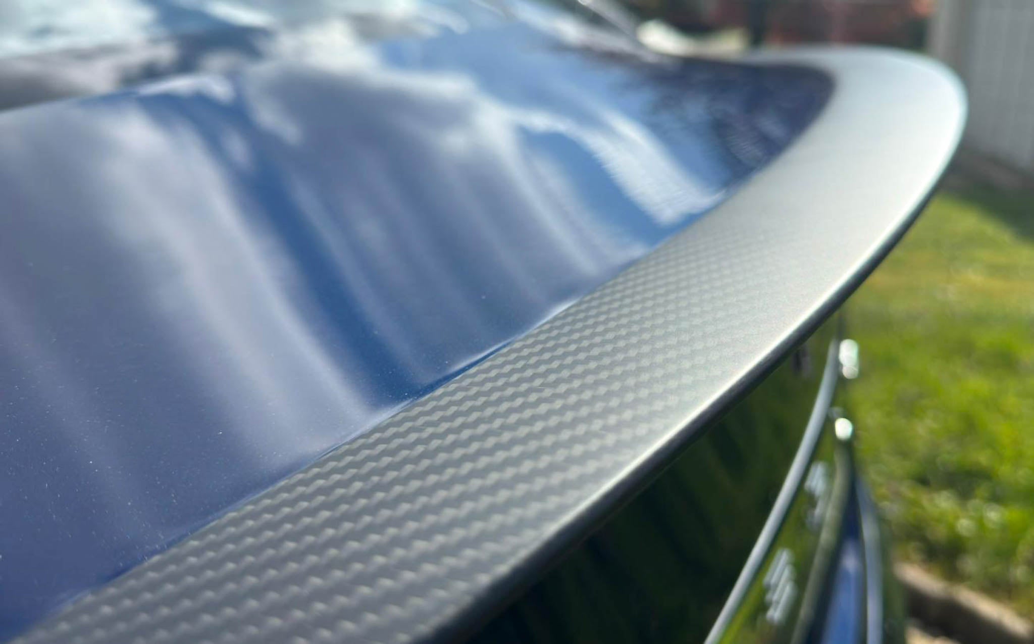 Premium Real Carbon Fiber Rear Spoiler for Tesla Model S (2016-2024) - High-Performance Aerodynamic Upgrade for Enhanced Style & Speed