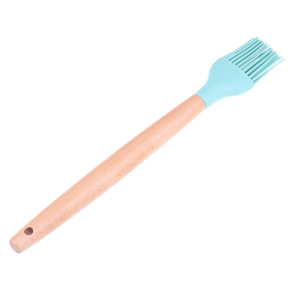 Premium 6-Piece Silicone & Wooden Kitchen Utensil Set - Non-Stick Cooking Tools with Heat-Resistant Spatula, Spoon, Turner - Ideal Gift for Home Chefs & Baking Enthusiasts (10 Color Options) - Perfect for Sauteing, Frying, Baking & Everyday Cooking