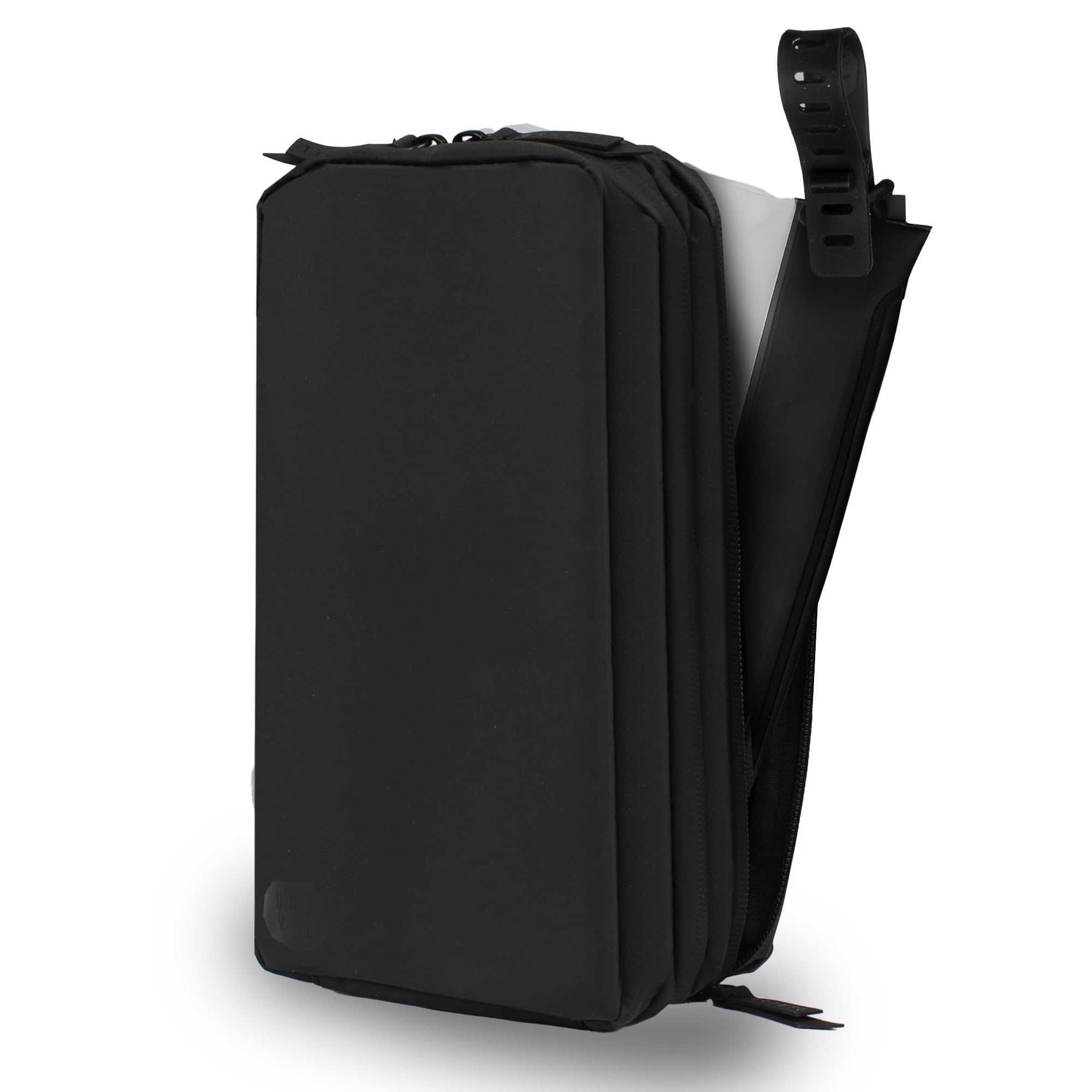 Water-Resistant Hanging Travel Toiletry Bag for Men & Women - Compact Dopp Kit Organizer with Multiple Pockets (Black, Plus Size) - Perfect for Camping, Gym, Business Trips & Airplane Travel